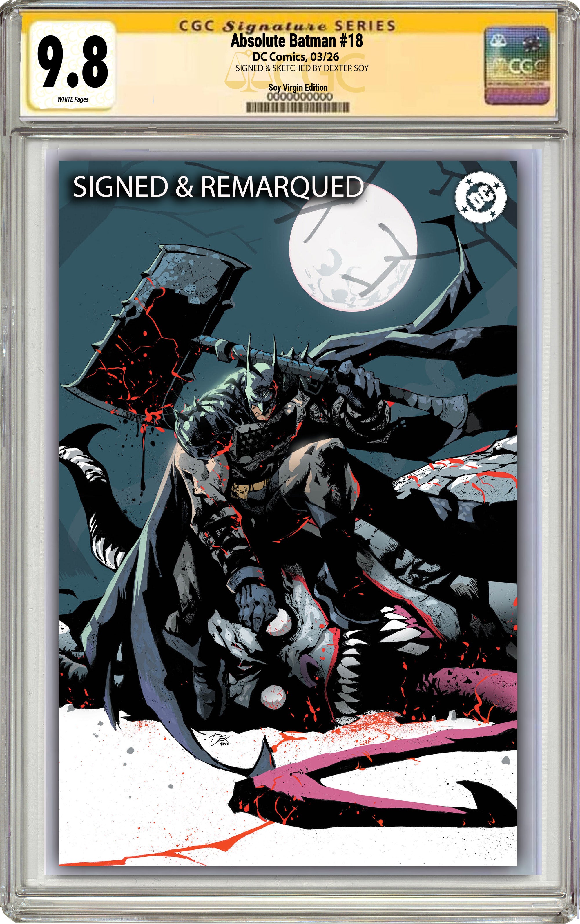 ABSOLUTE BATMAN #18 DEXTER SOY MEGACON EXCLUSIVE VARIANT COVERS