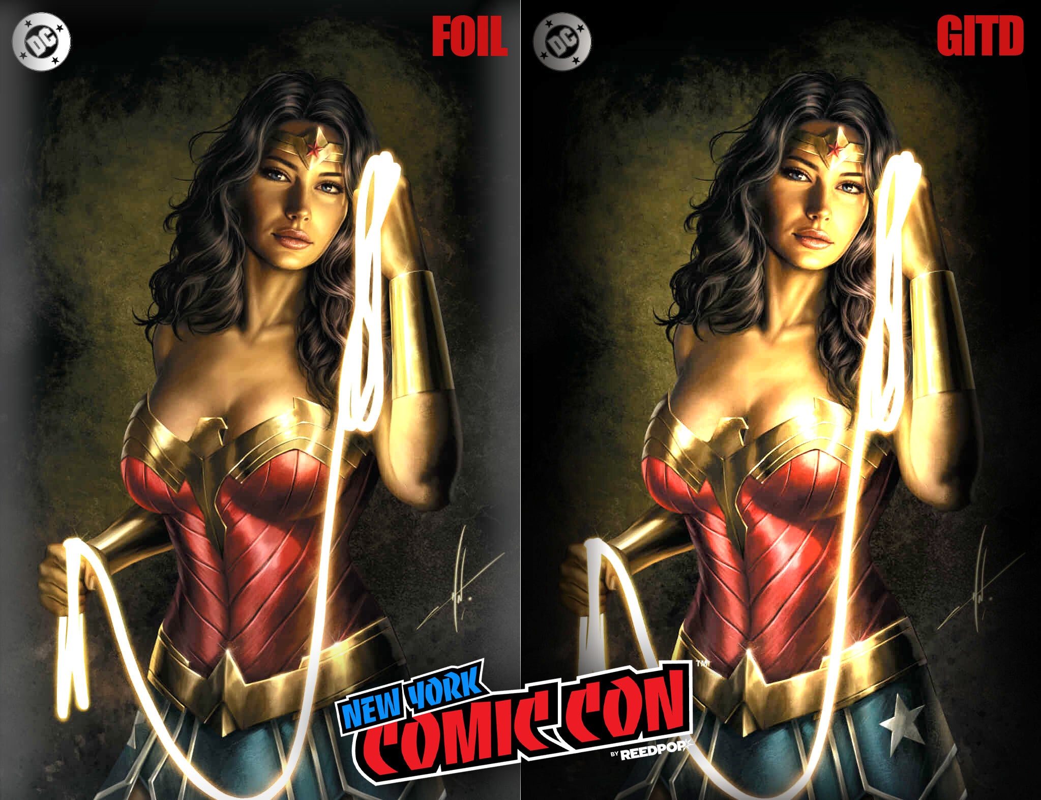 WONDER WOMAN #25 CARLA COHEN NYCC EXCLUSIVE FOIL EDITION & GLOW IN THE DARK