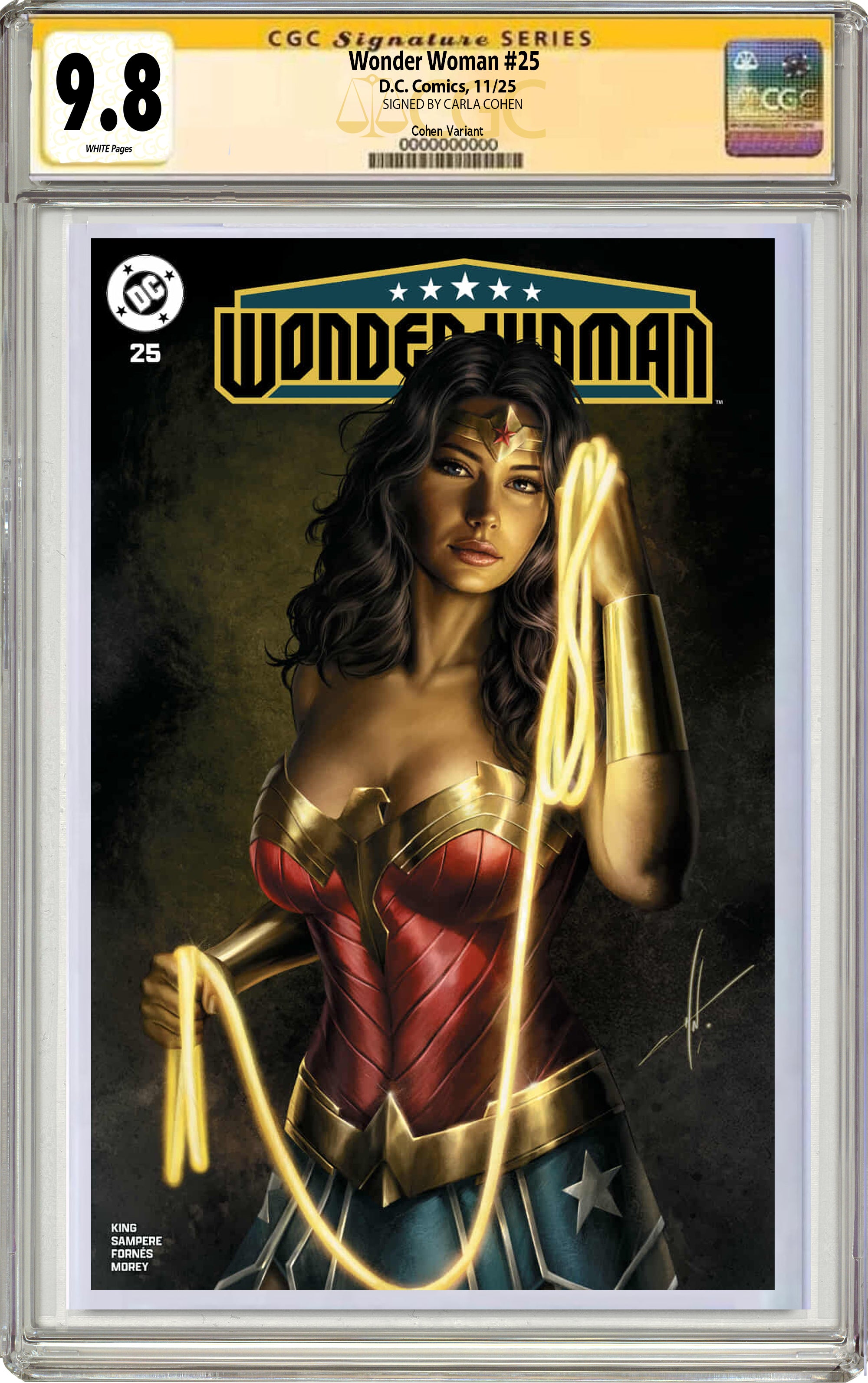 WONDER WOMAN #25 CARLA COHEN EXCLUSIVE VARIANT COVER OPTIONS