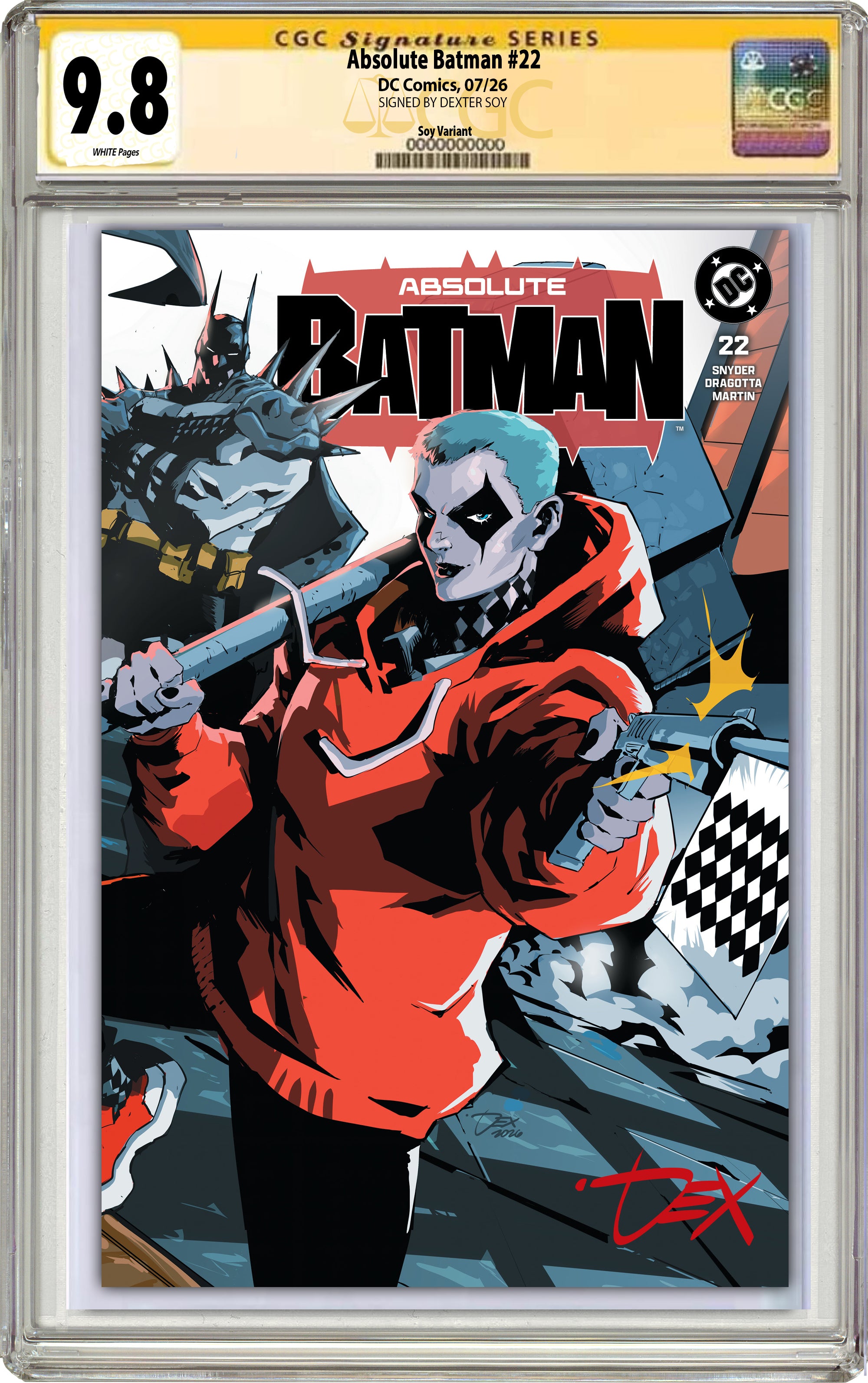 ABSOLUTE BATMAN #22 DEXTER SOY WRAPAROUND SURPRISE VARIANT