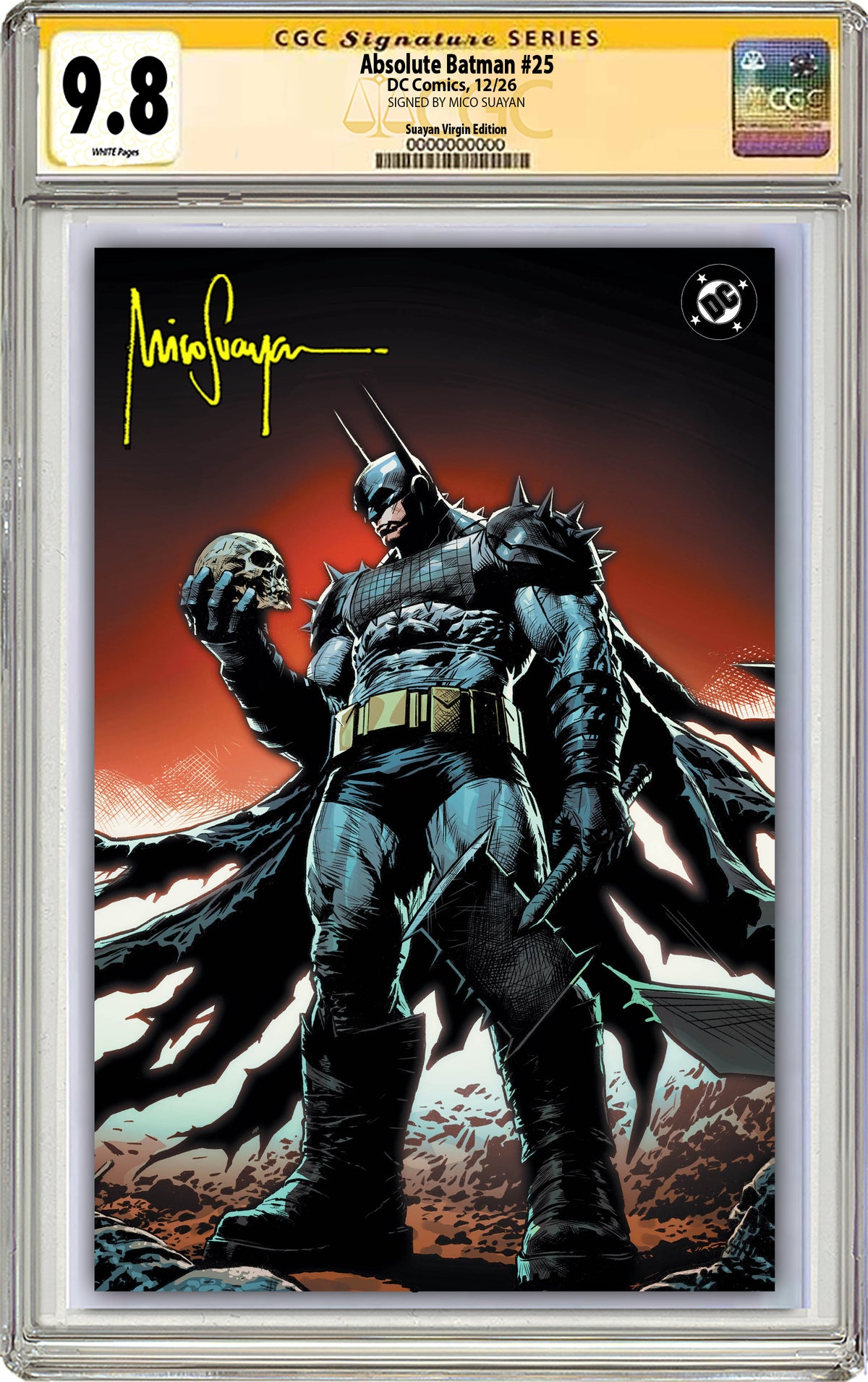 ABSOLUTE BATMAN #25 MICO SUAYAN SGCC EXCLUSIVE VARIANT COVERS (GRADED EDITION)