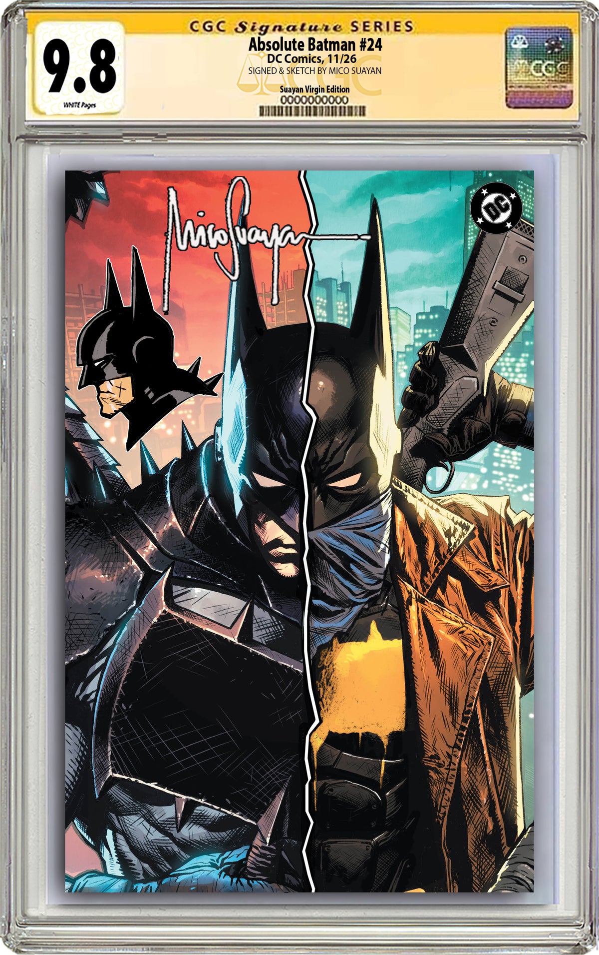 ABSOLUTE BATMAN #24 MICO SUAYAN NYCC EXCLUSIVE VARIANT COVERS (GRADED EDITION)
