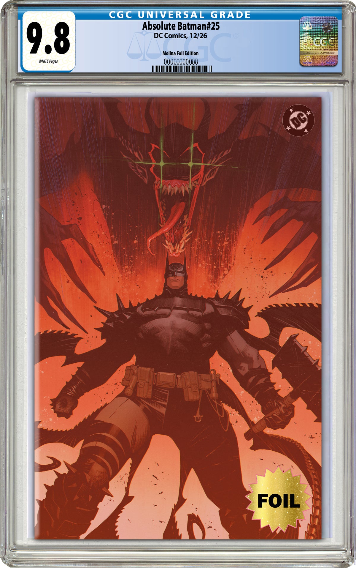 ABSOLUTE BATMAN #25 JORGE MOLINA SGCC EXCLUSIVE VARIANT COVERS