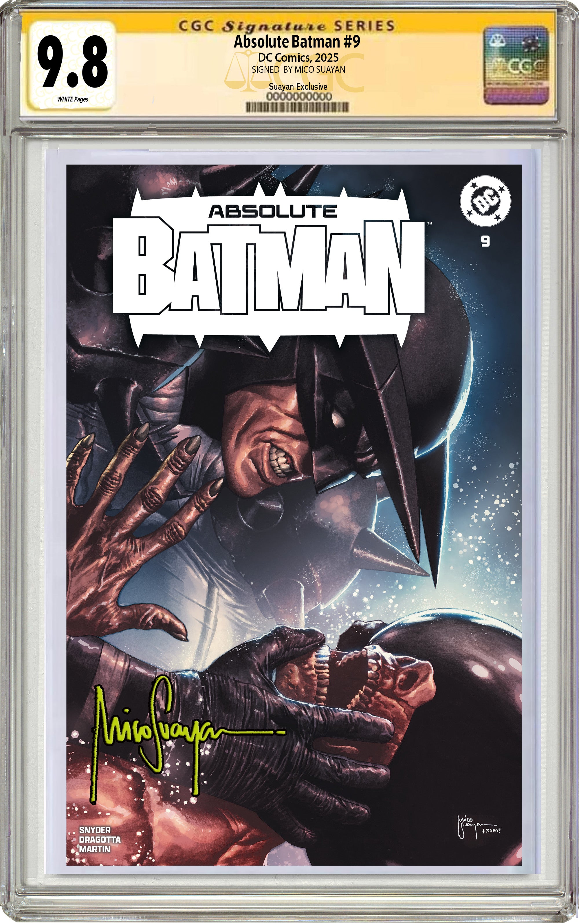ABSOLUTE BATMAN #9 MICO SUAYAN HEROES CON EXCLUSIVE VARIANT OPTIONS LIMITED TO 1000 COPIES