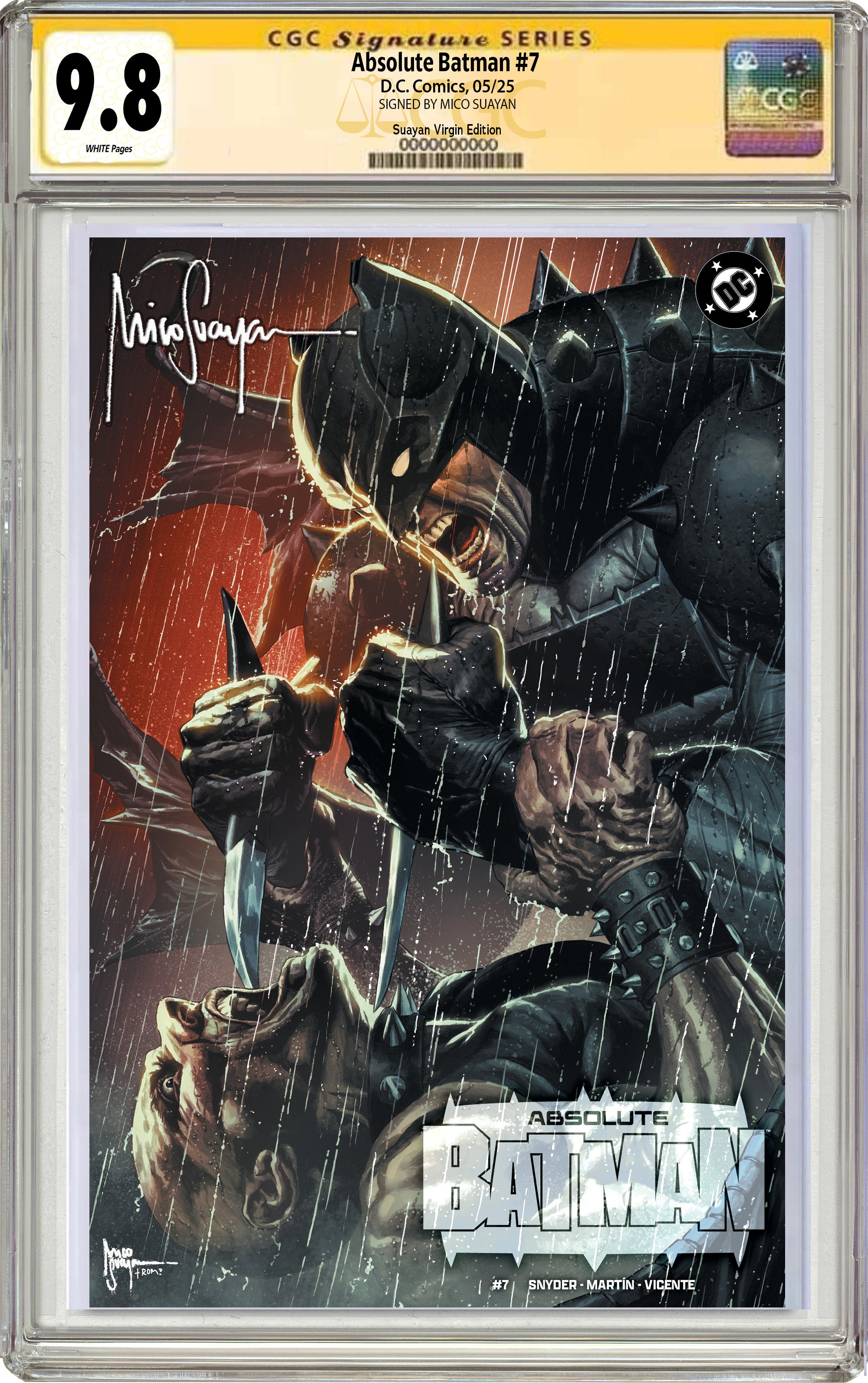 ABSOLUTE BATMAN #7 MICO SUAYAN C2E2 EXCLUSIVE VARIANT OPTIONS