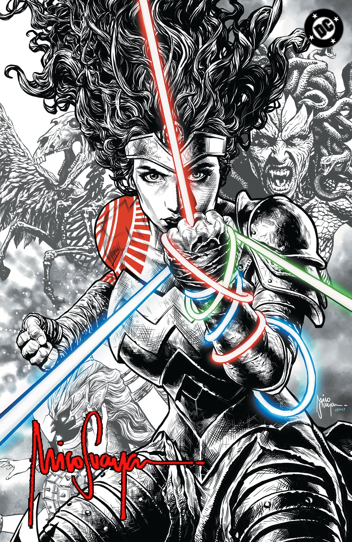 ABSOLUTE WONDER WOMAN #24 MICO SUAYAN NYCC EXCLUSIVE VARIANT COVERS (RAW OPTIONS)