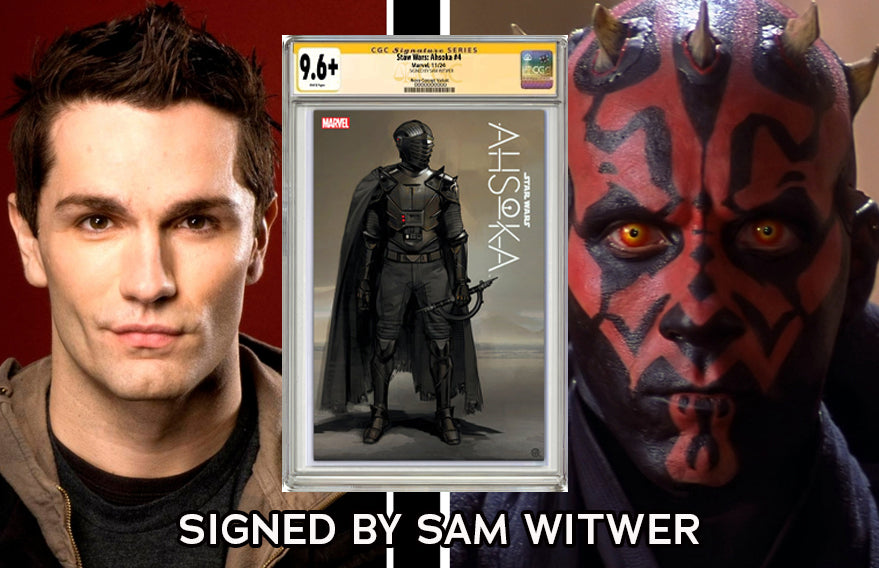 STAR WARS: AHSOKA #4 MOVIE CONCEPT VARIANT 1:10 SIGNED BY SAM WITWER CGC 9.6 OR BETTER