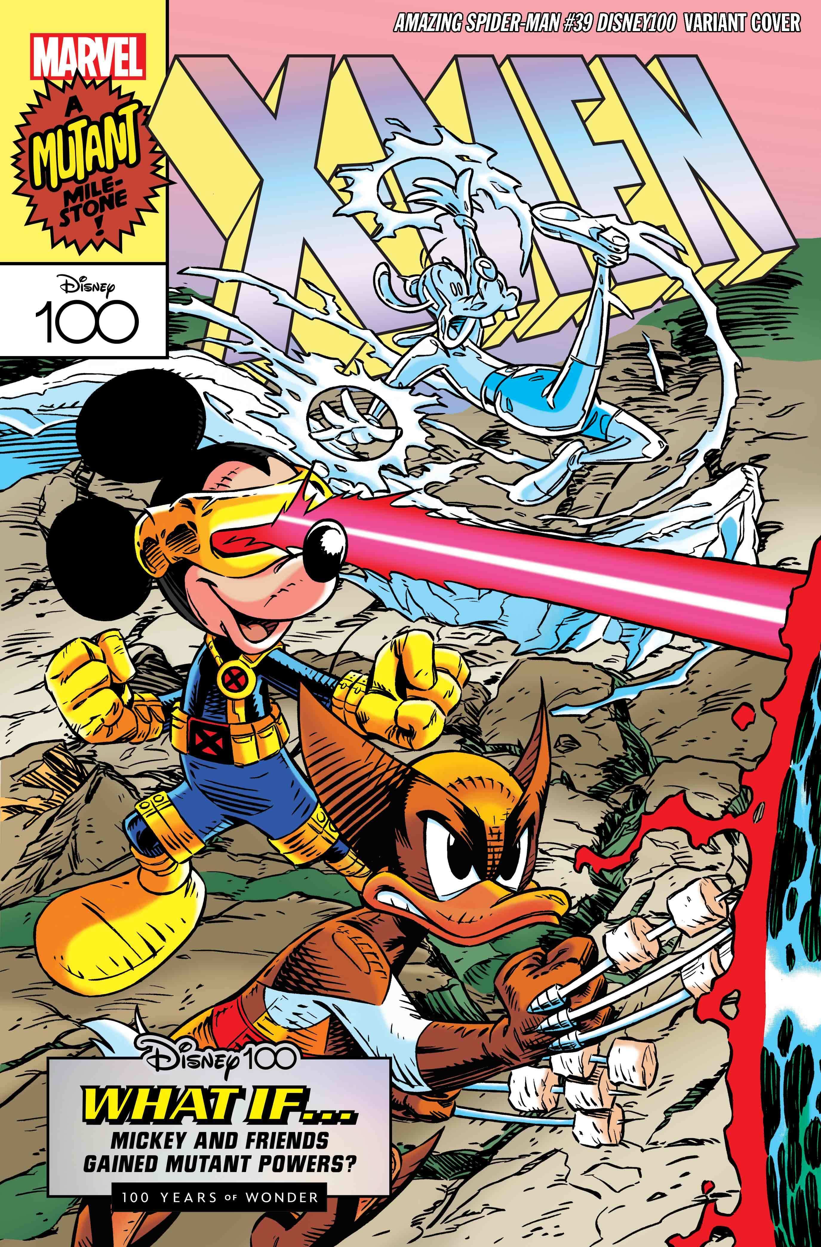 AMAZING SPIDER-MAN #39 DISNEY100 VARIANT COVER BY VITALE MANGIATORDI 12/06/23 (CB20)(CB60)