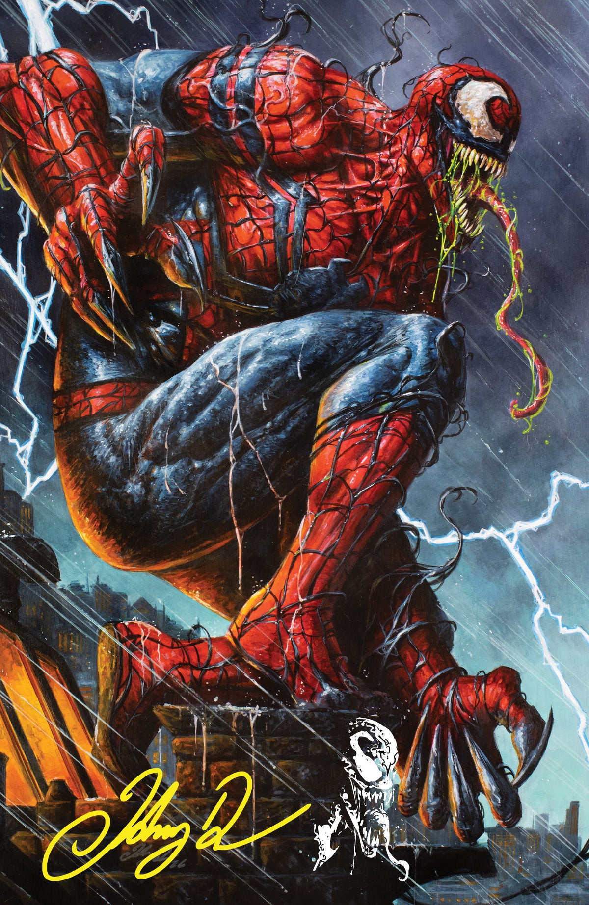 THE AMAZING VENOM #1 JOHNNY DESJARDINS NYCC EXCLUSIVE VARIANT COVERS (RAW OPTIONS)