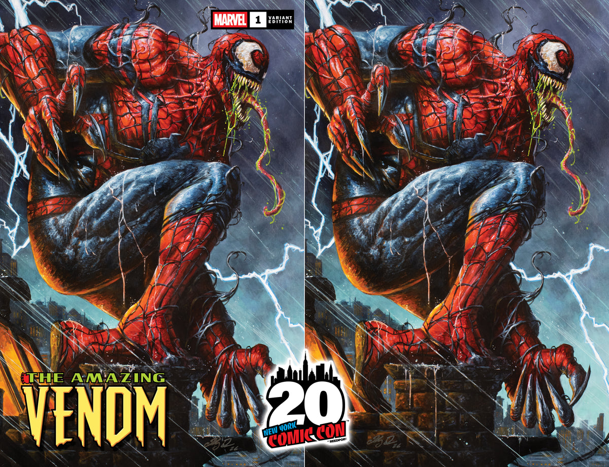 THE AMAZING VENOM #1 JOHNNY DESJARDINS NYCC EXCLUSIVE VARIANT COVERS (RAW OPTIONS)
