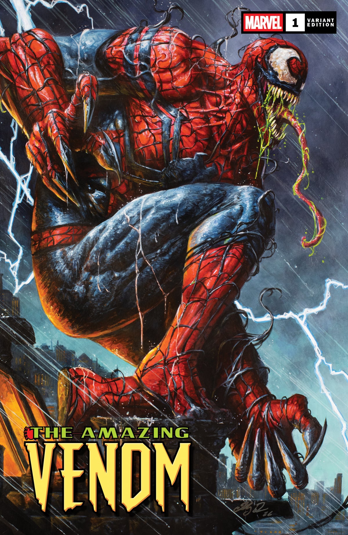 THE AMAZING VENOM #1 JOHNNY DESJARDINS NYCC EXCLUSIVE VARIANT COVERS (RAW OPTIONS)