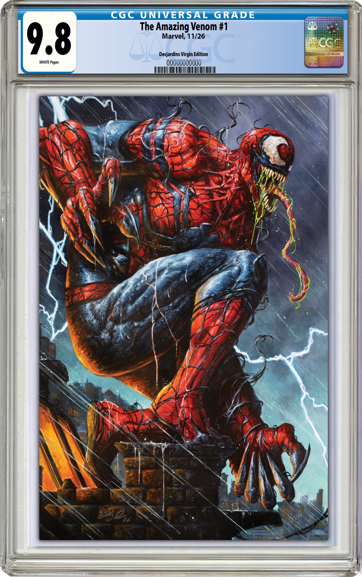 THE AMAZING VENOM #1 JOHNNY DESJARDINS NYCC EXCLUSIVE VARIANT COVERS (CGC GRADED OPTIONS)