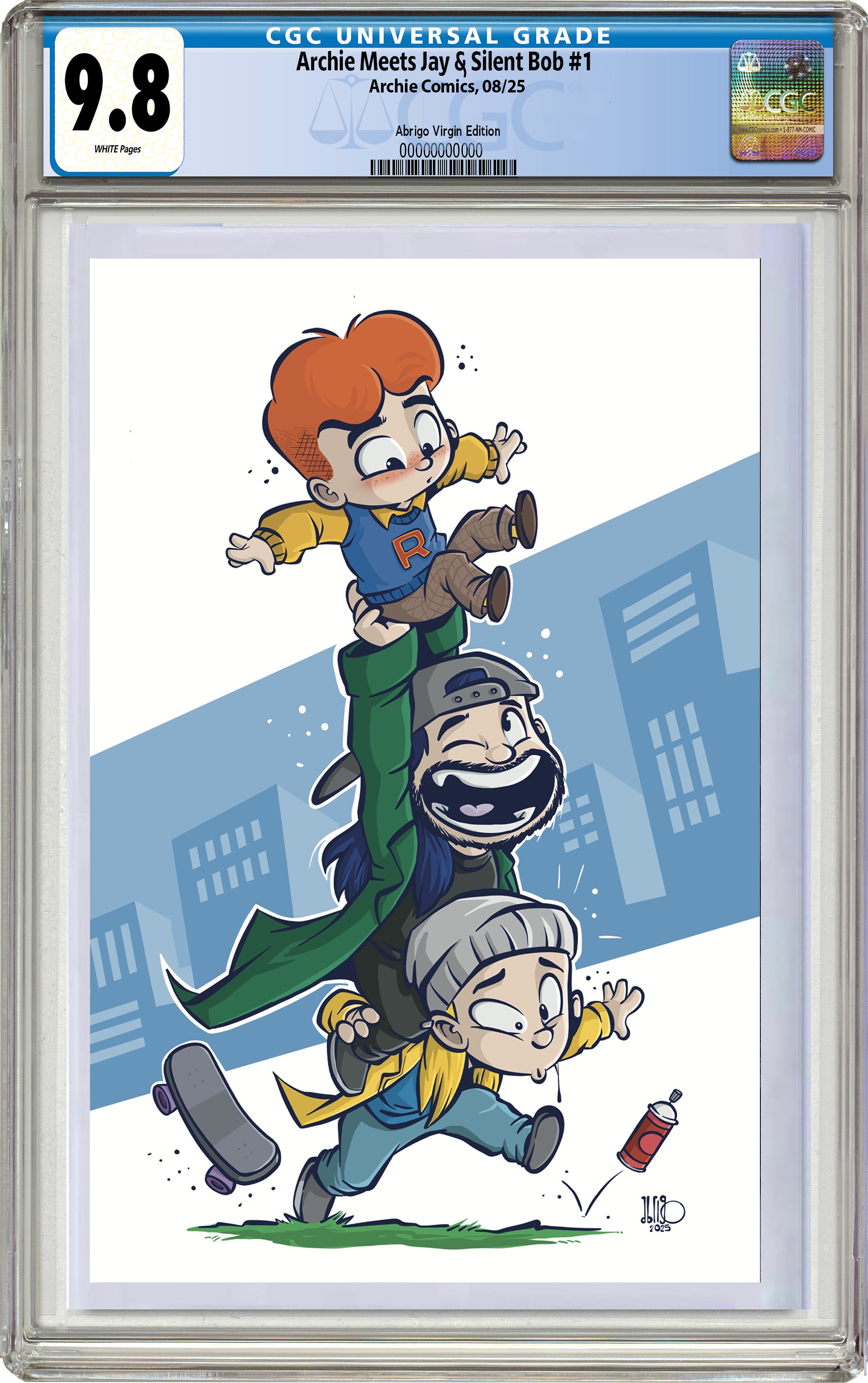 ARCHIE MEETS JAY AND SILENT BOB #1 FREELY ABRIGO SDCC EXCLUSIVE VIRGIN EDITION. LIMITED TO 200 W/COA