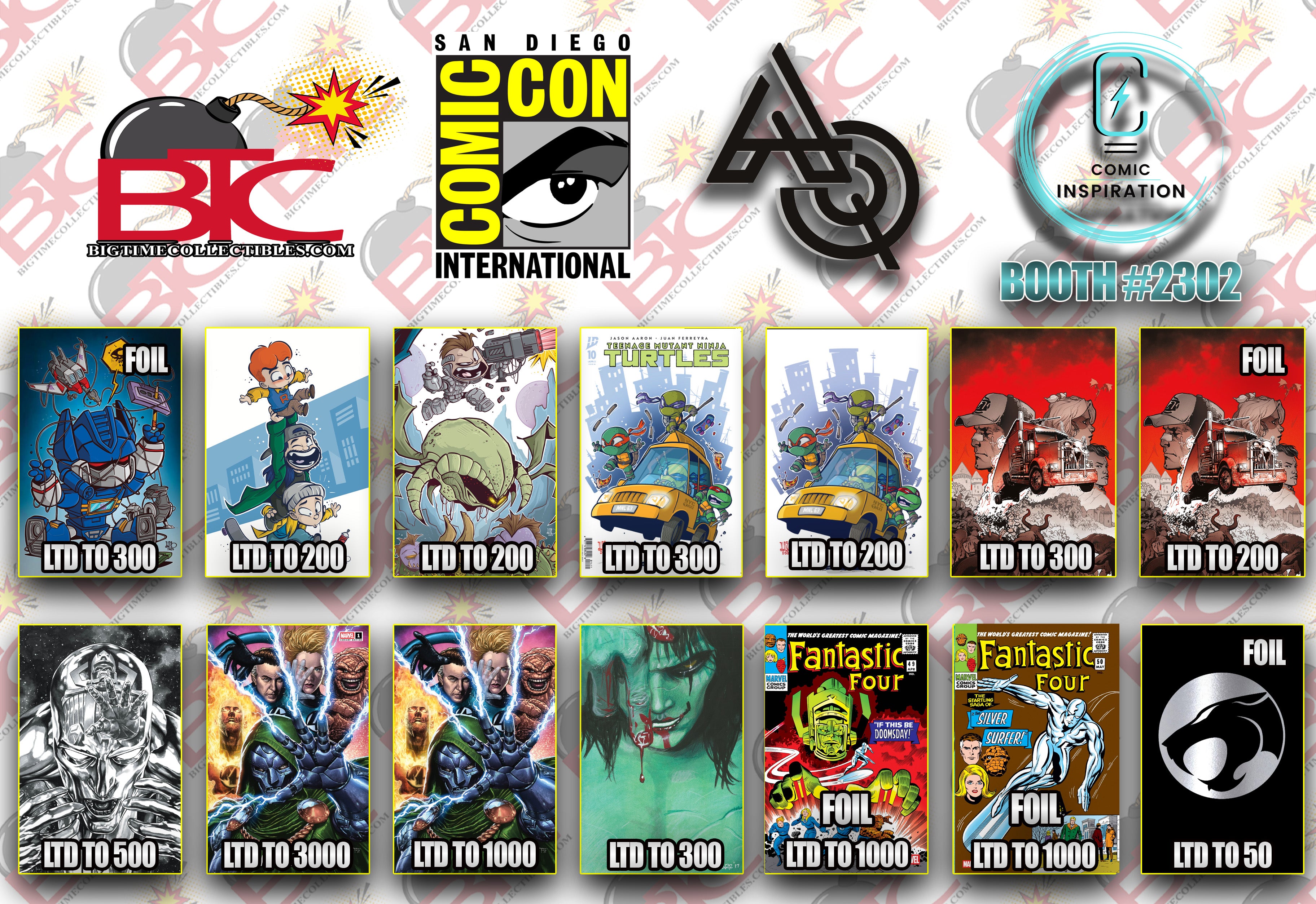 SDCC 14-PACK ULTIMATE BUNDLE. LIMITED TO 10 BUNDLES!!!