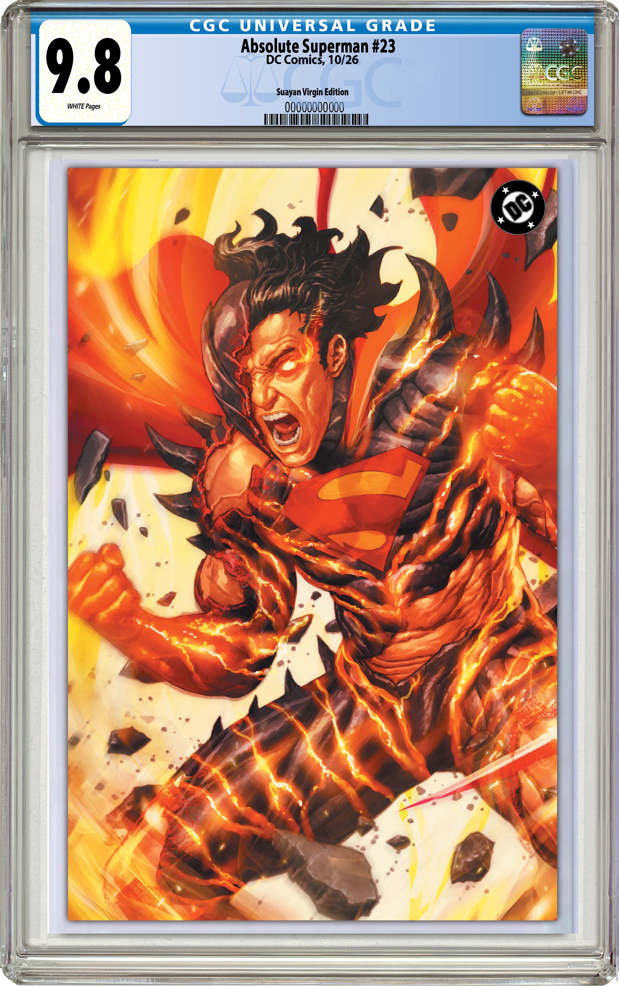 ABSOLUTE SUPERMAN #23 MICO SUAYAN FANEXPO DALLAS EXCLUSIVE VARIANT COVERS (CGC GRADED EDITION)