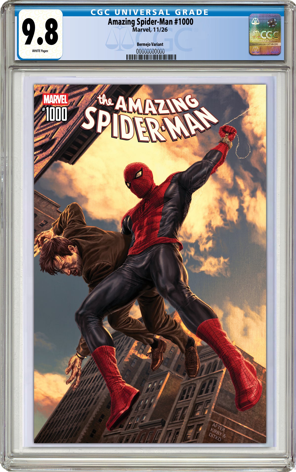 AMAZING SPIDER-MAN #1000 LEE BERMEJO NYCC EXCLUSIVE VARIANT COVER