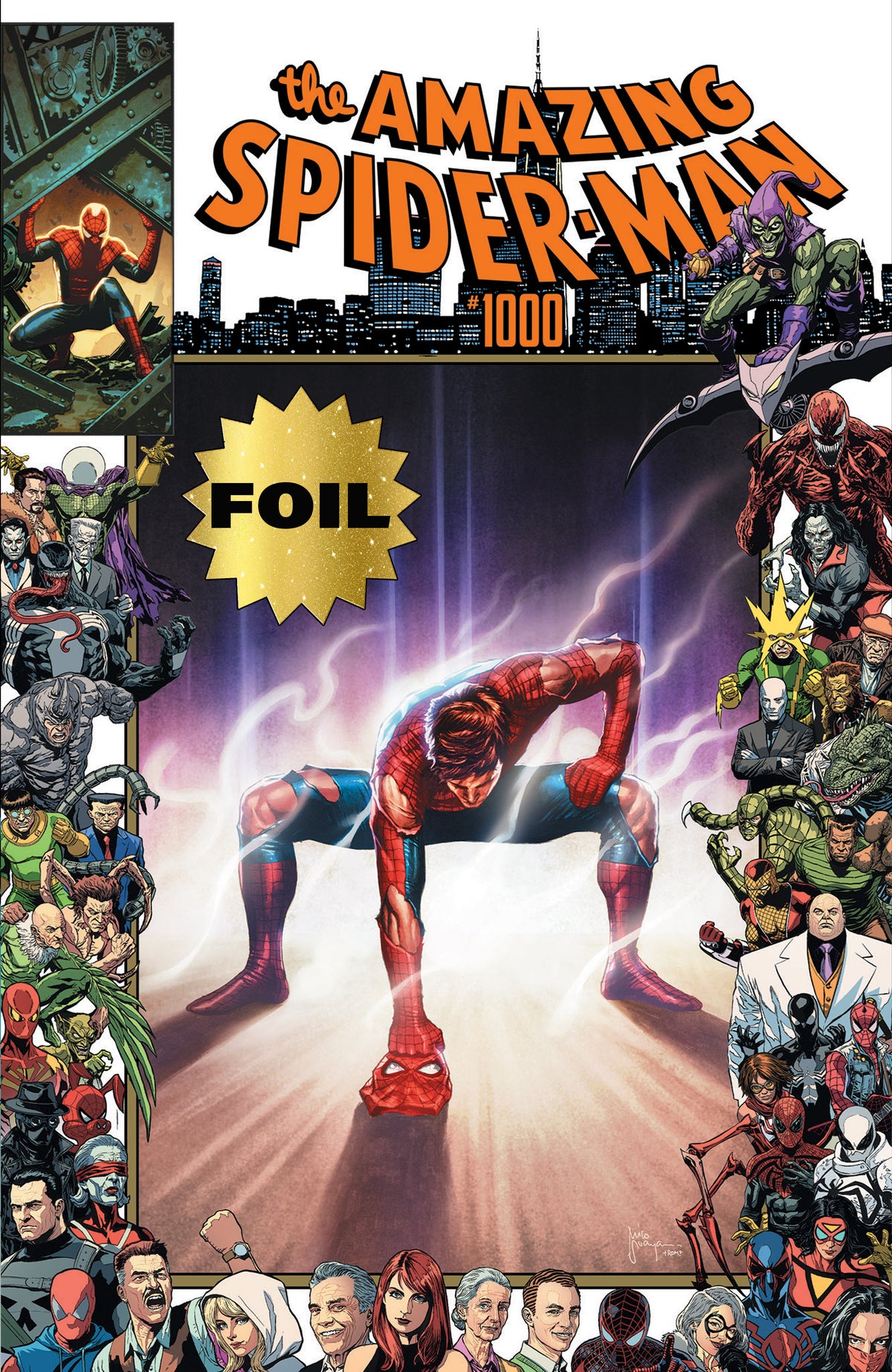 AMAZING SPIDER-MAN #1000 MICO SUAYAN NYCC EXCLUSIVE VARIANT COVERS (RAW OPTIONS)
