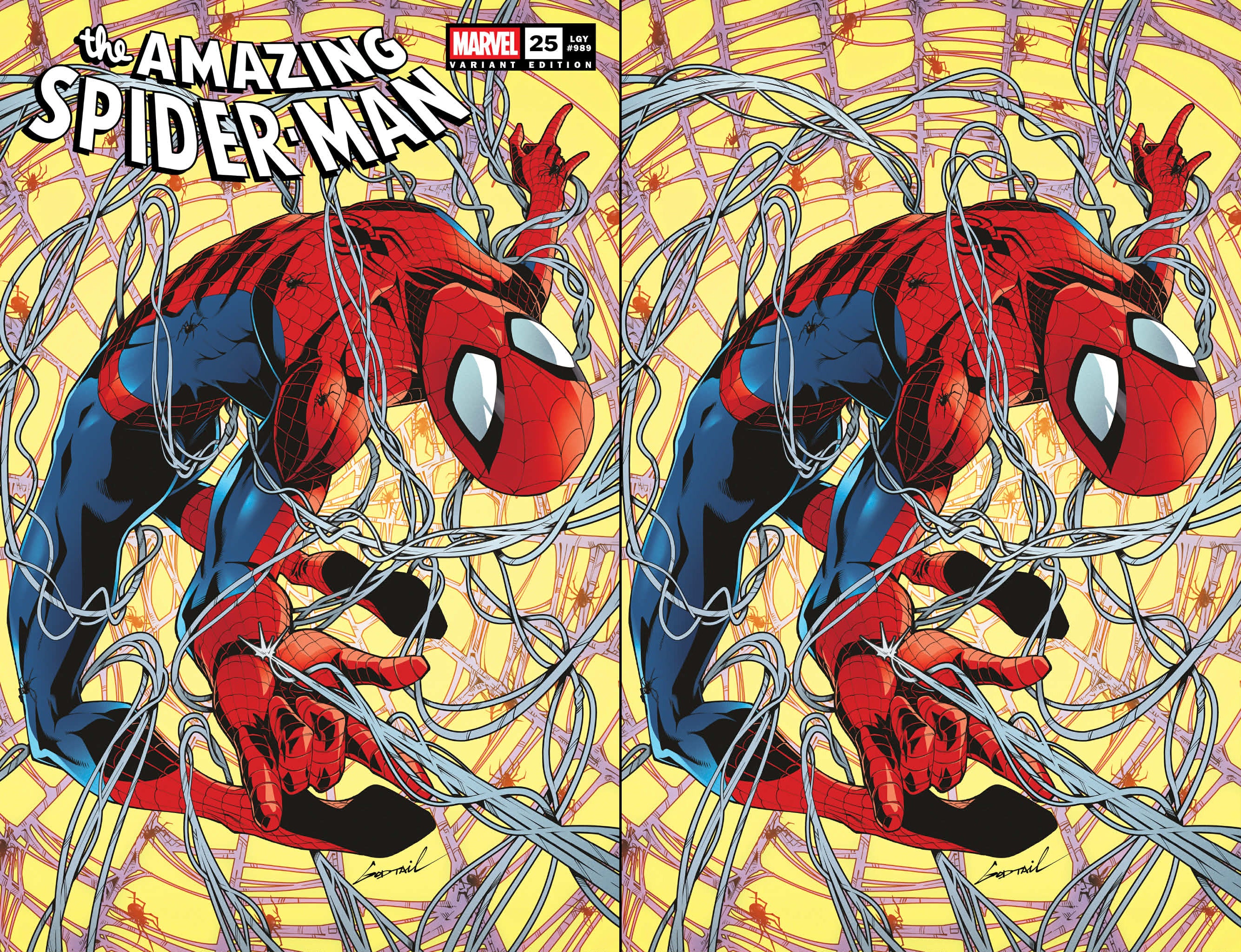 AMAZING SPIDER-MAN #25 GODTAIL EXCLUSIVE VARIANT COVERS 03-25-26