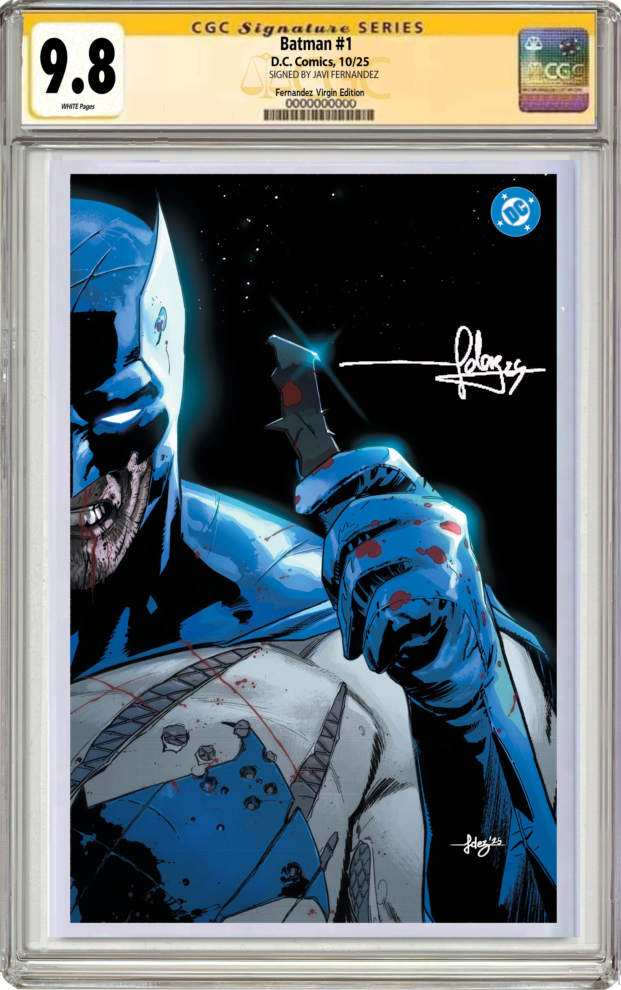 BATMAN #1 JAVIER FERNANDEZ NYCC BATTLE DAMAGED EXCLUSIVE VARIANT COVERS