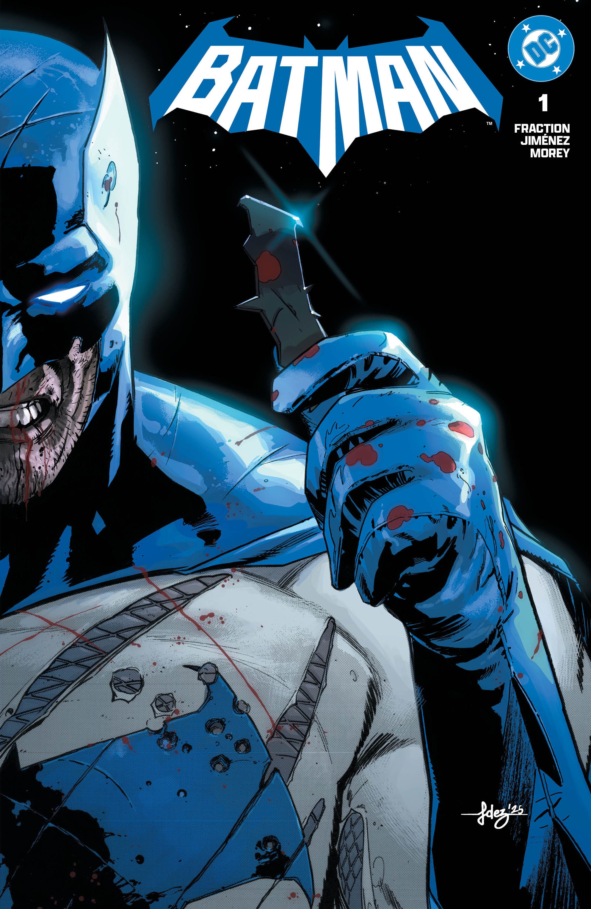 BATMAN #1 JAVIER FERNANDEZ NYCC BATTLE DAMAGED EXCLUSIVE VARIANT COVERS