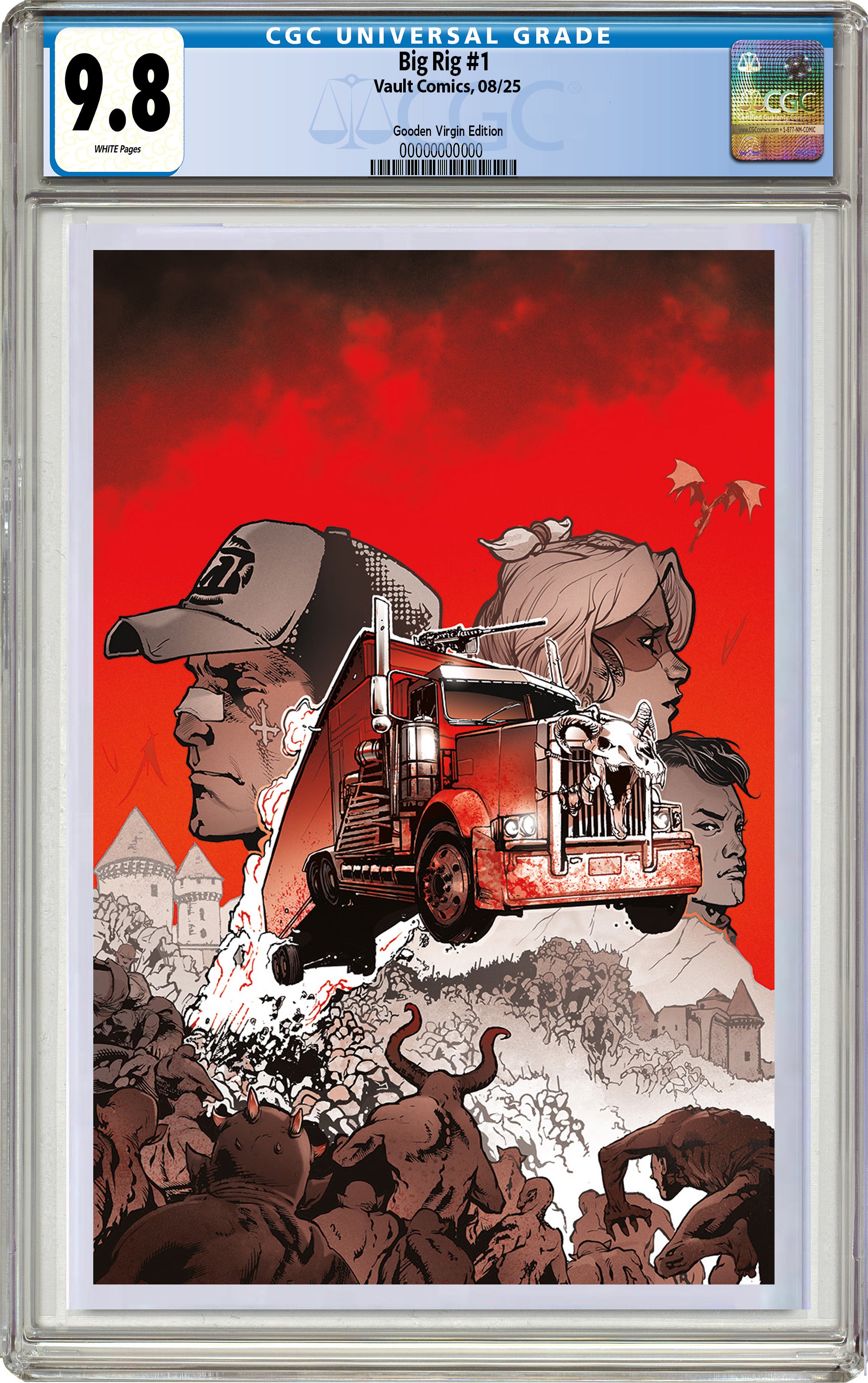 POST MALONE'S BIG RIG #1 NATHAN GOODEN SDCC EXCLUSIVE VARIANT COVERS.