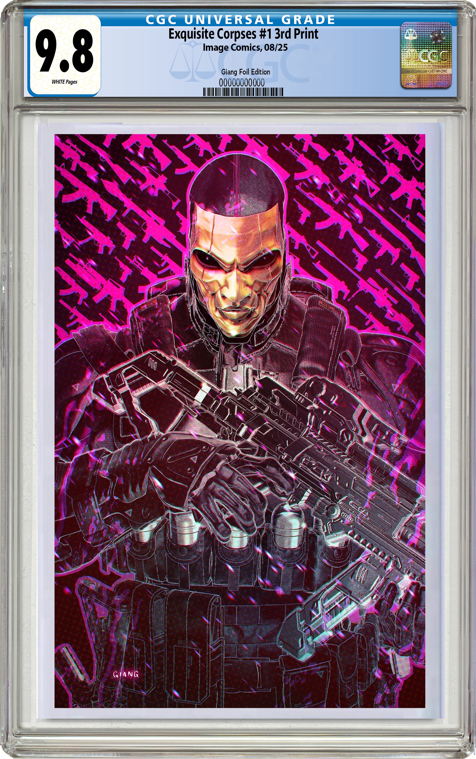 EXQUISITE CORPSES #1 JOHN GIANG FOIL EXCLUSIVE SDCC SECRET DROP. LIMITED TO 300 COPIES.