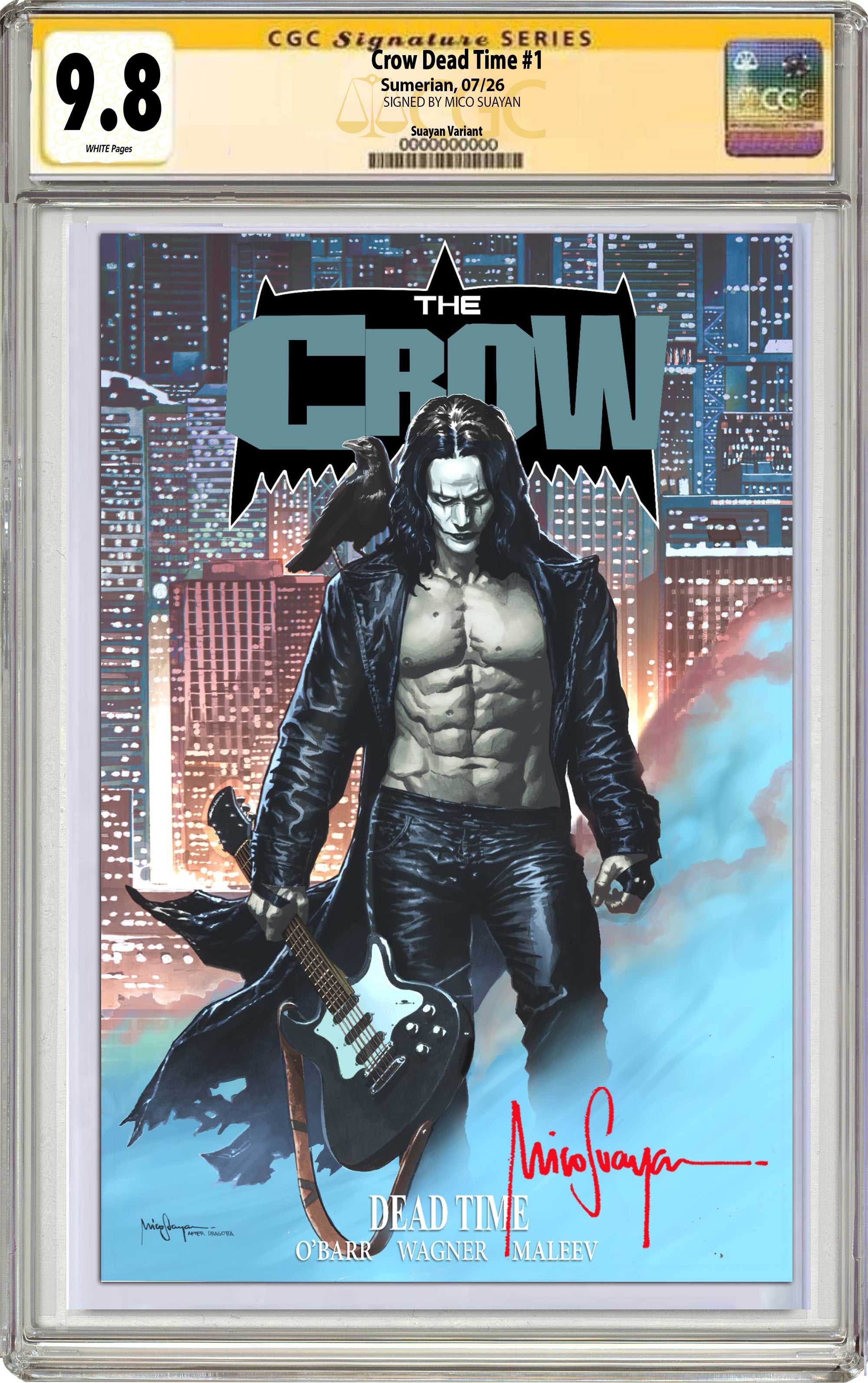CROW DEAD TIME #1 MICO SUAYAN SDCC ABSOLUTE EDITION