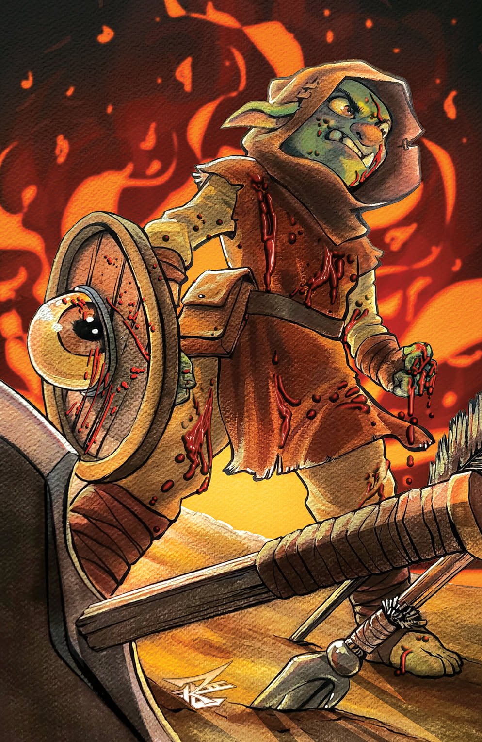 DORC #4 RON LEARY HEROES CON EXCLUSIVE VIRGIN VARIANT.