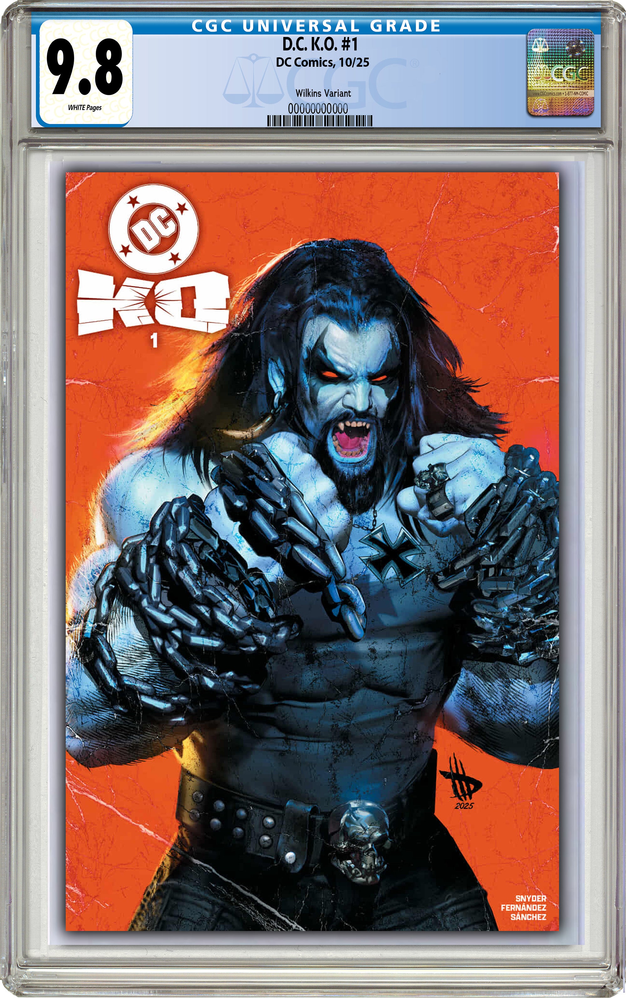 DC K.O. #1 DAVE WILKINS EXCLUSIVE VARIANT OPTIONS