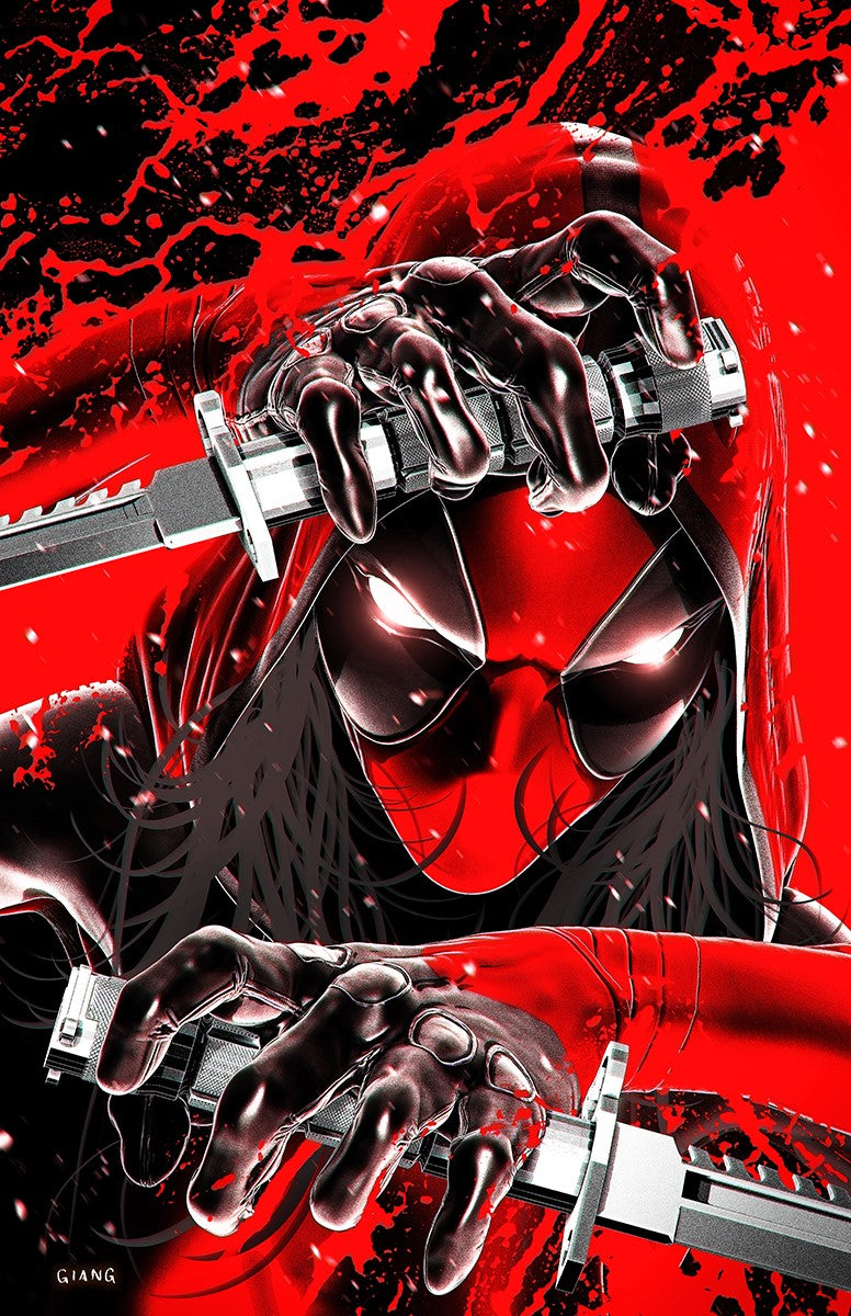 DEADPOOL #7 JOHN GIANG NEGATIVE BLEED EXCLUSIVE VARIANT (FEATURING ELLIE, DAUGHTER OF DEADPOOL)