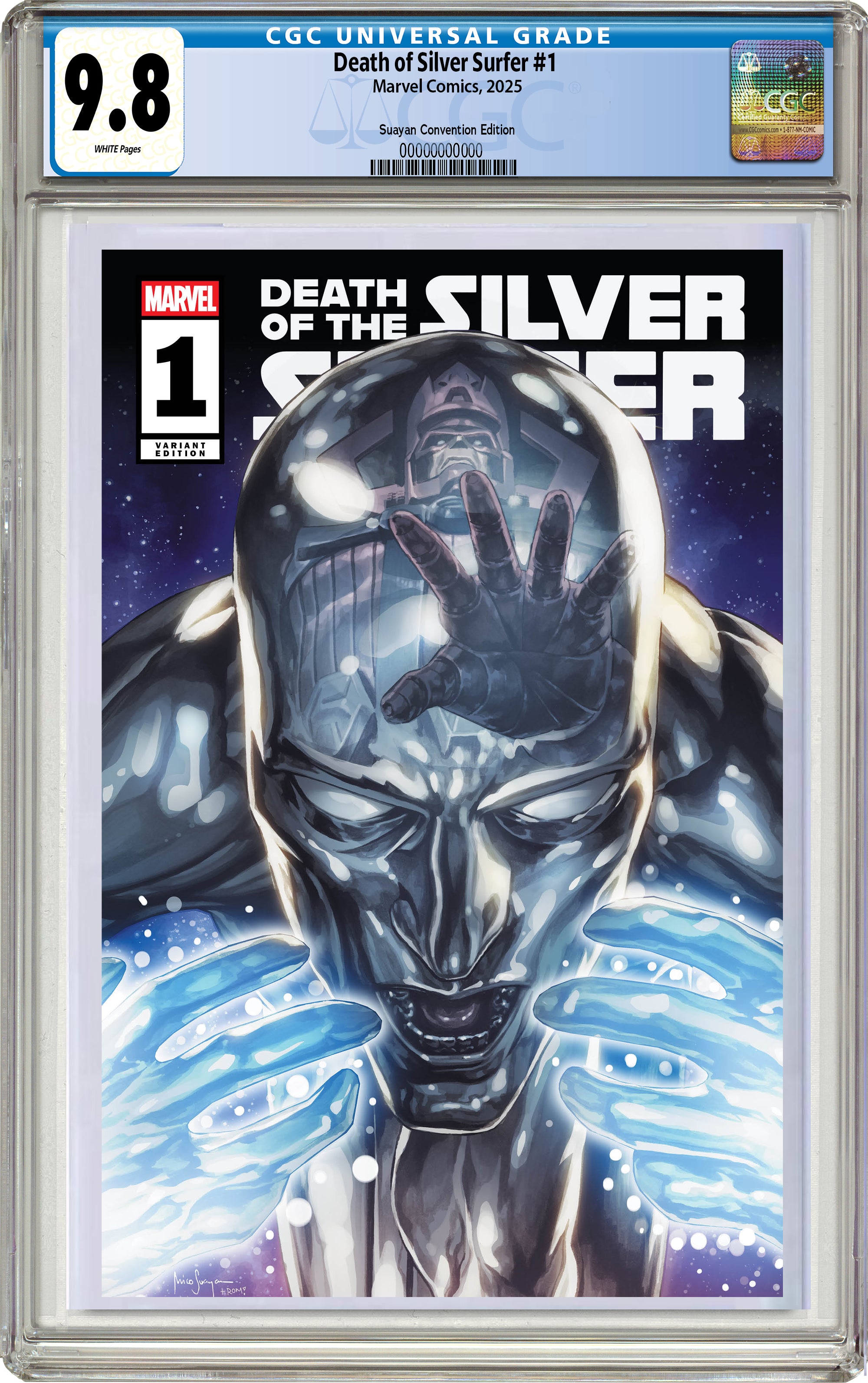 DEATH OF THE SILVER SURFER #1 MICO SUAYAN HEROES CON EXCLUSIVE VARIANT COVERS
