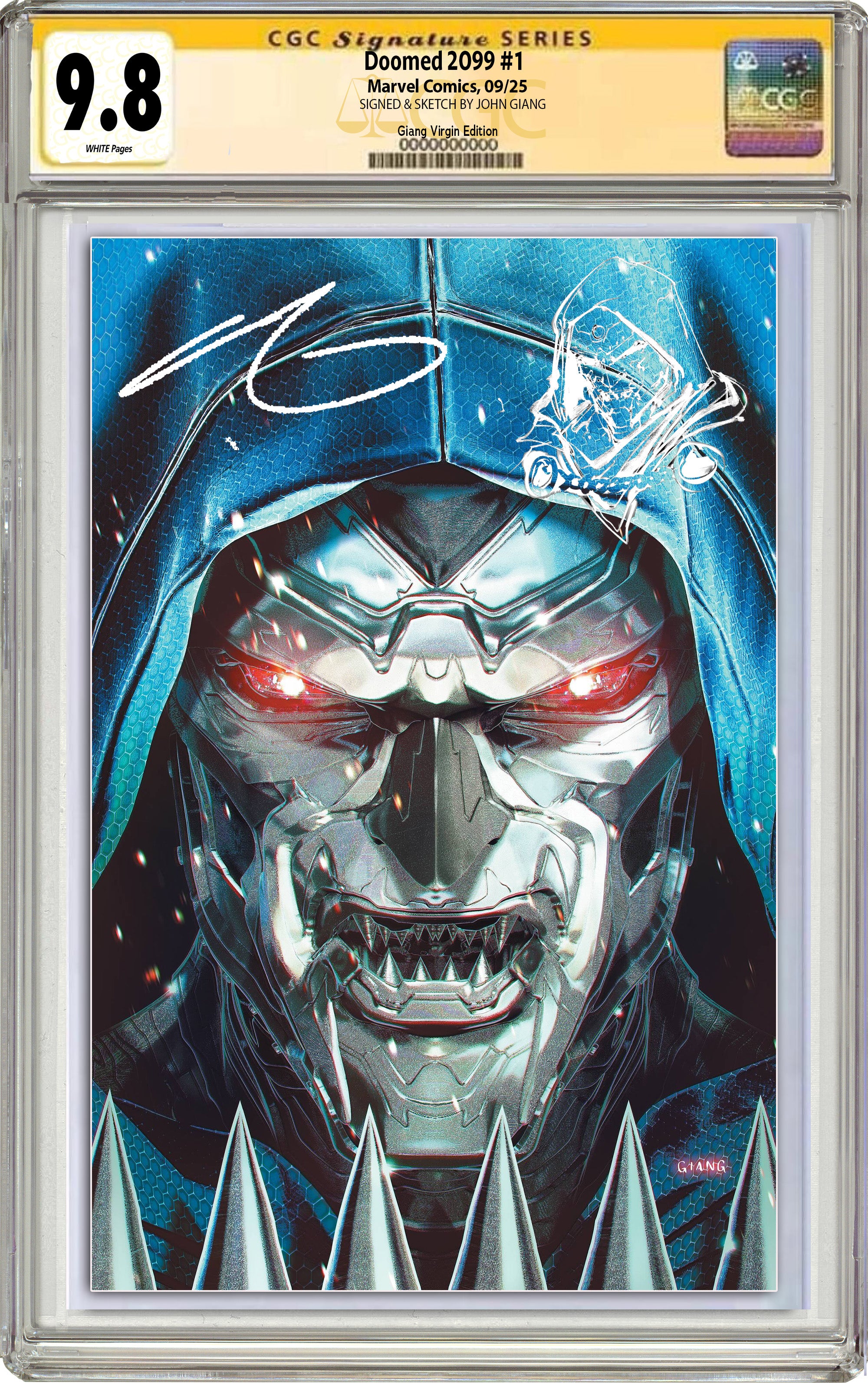 DOOMED 2099 #1 JOHN GIANG NYCC EXCLUSIVE VARIANT EDITIONS. LIMITED TO 1000 PRINT RUN