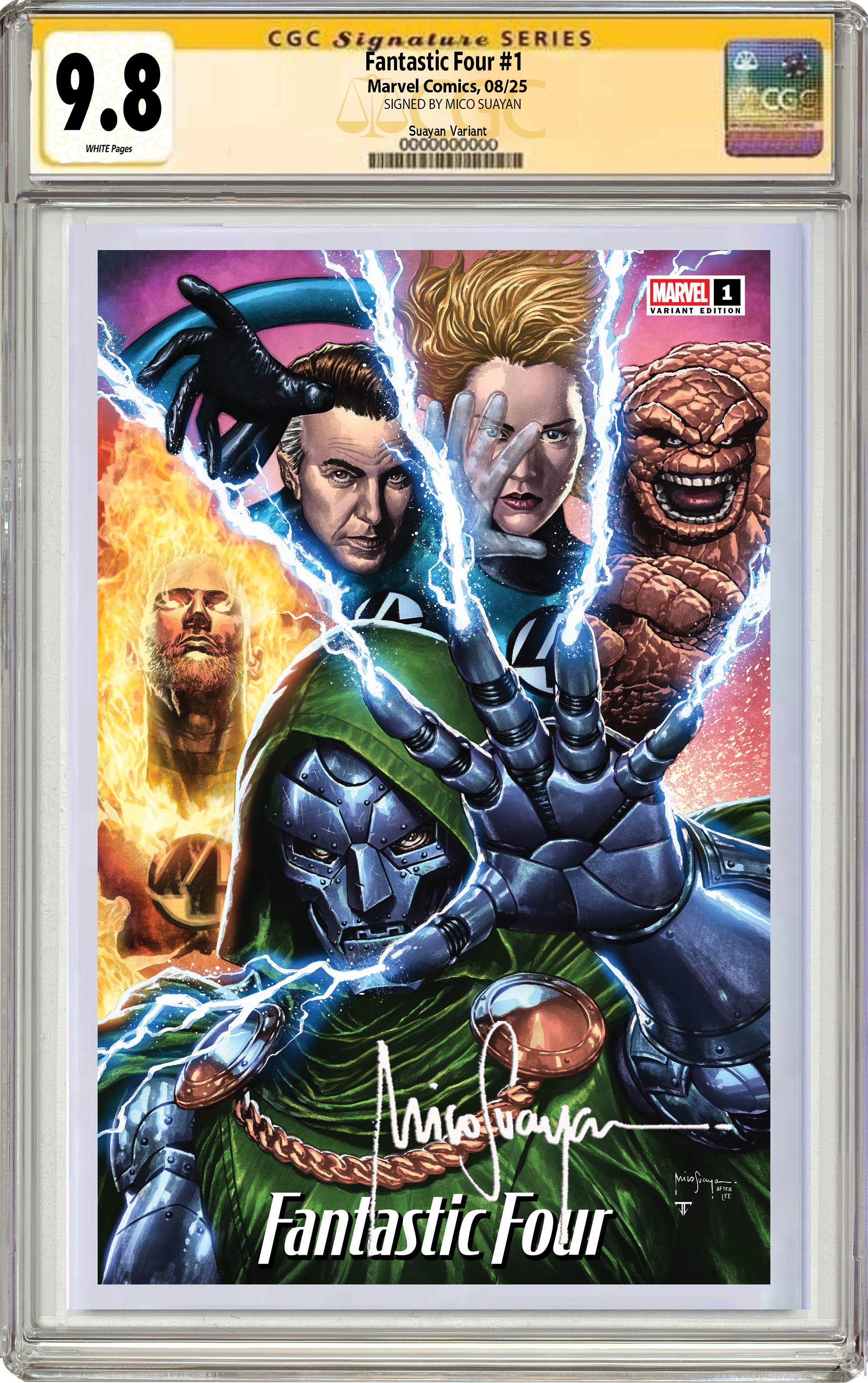 FANTASTIC FOUR #1 MICO SUAYAN SDCC EXCLUSIVE VARIANT COVER OPTIONS