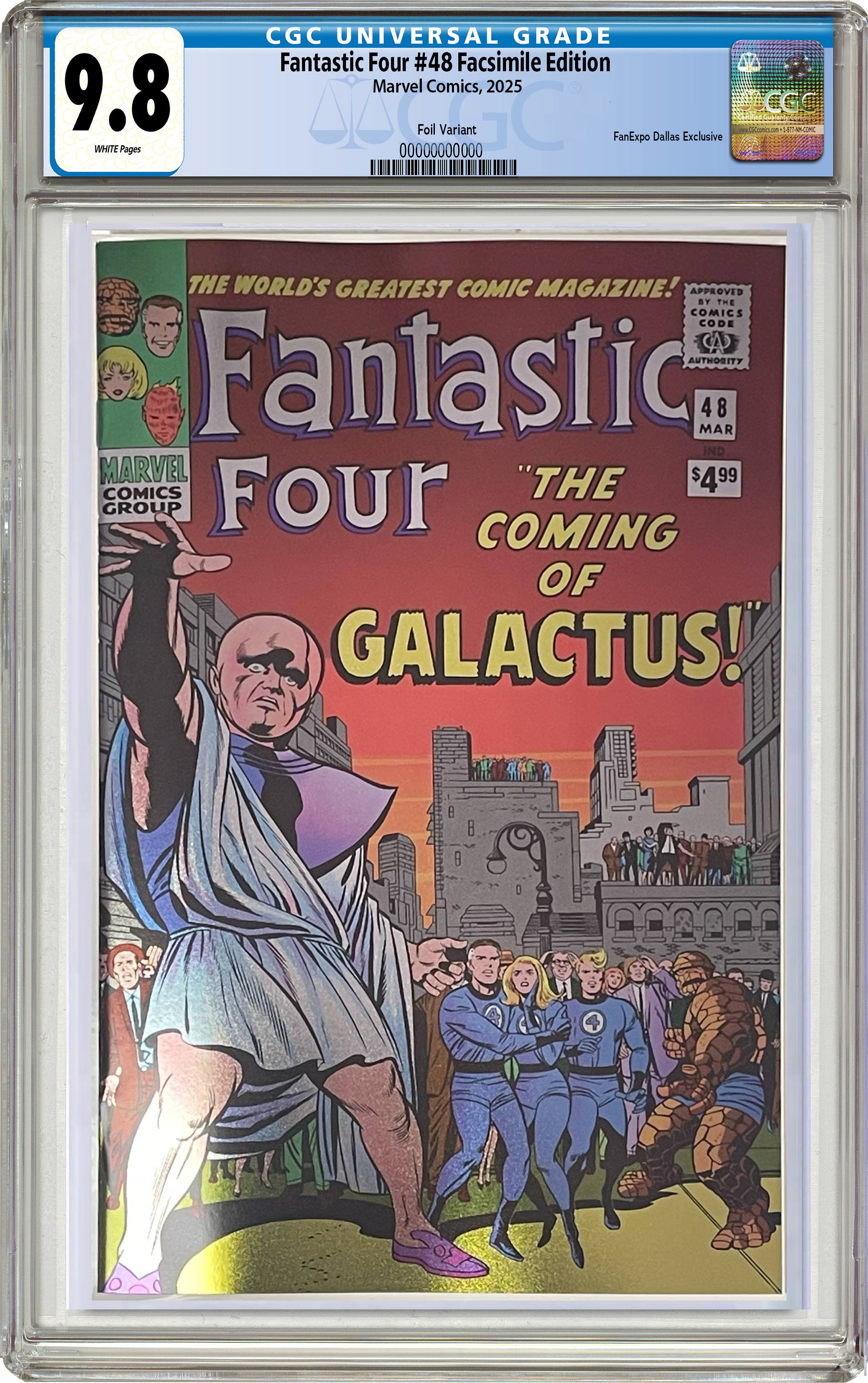 FANTASTIC FOUR #48 FANEXPO DALLAS FOIL EDITION