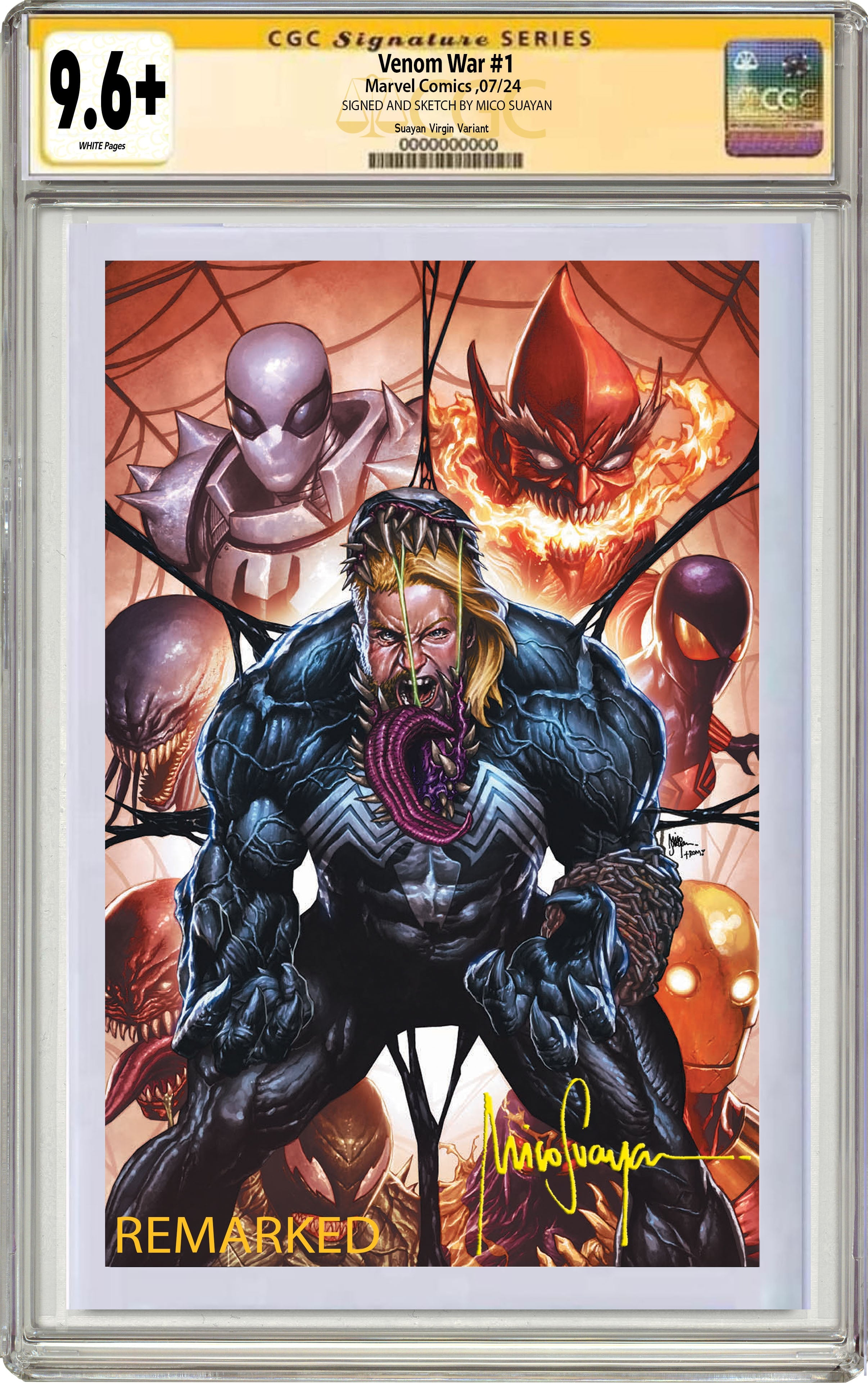VENOM WAR #1 MICO SUAYAN EXCLUSIVE VARIANT OPTIONS
