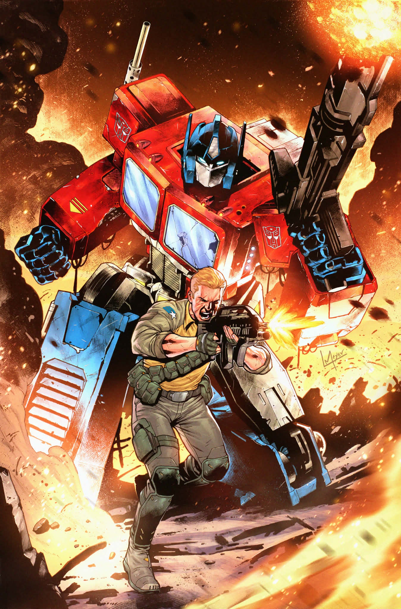 GI JOE #20 LUCAS MEYER C2E2 EXCLUSIVE FOIL EDITION (I40)(I45) (I42)(I44)