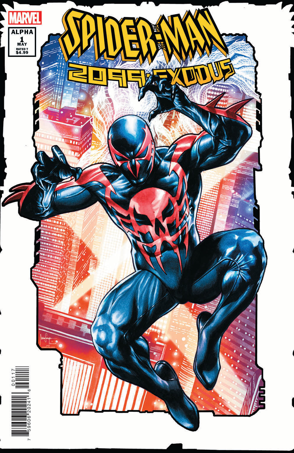 SPIDER-MAN 2099: EXODUS ALPHA #1 MICO SUAYAN EXCLUSIVE HOMAGE VARIANT OPTIONS
