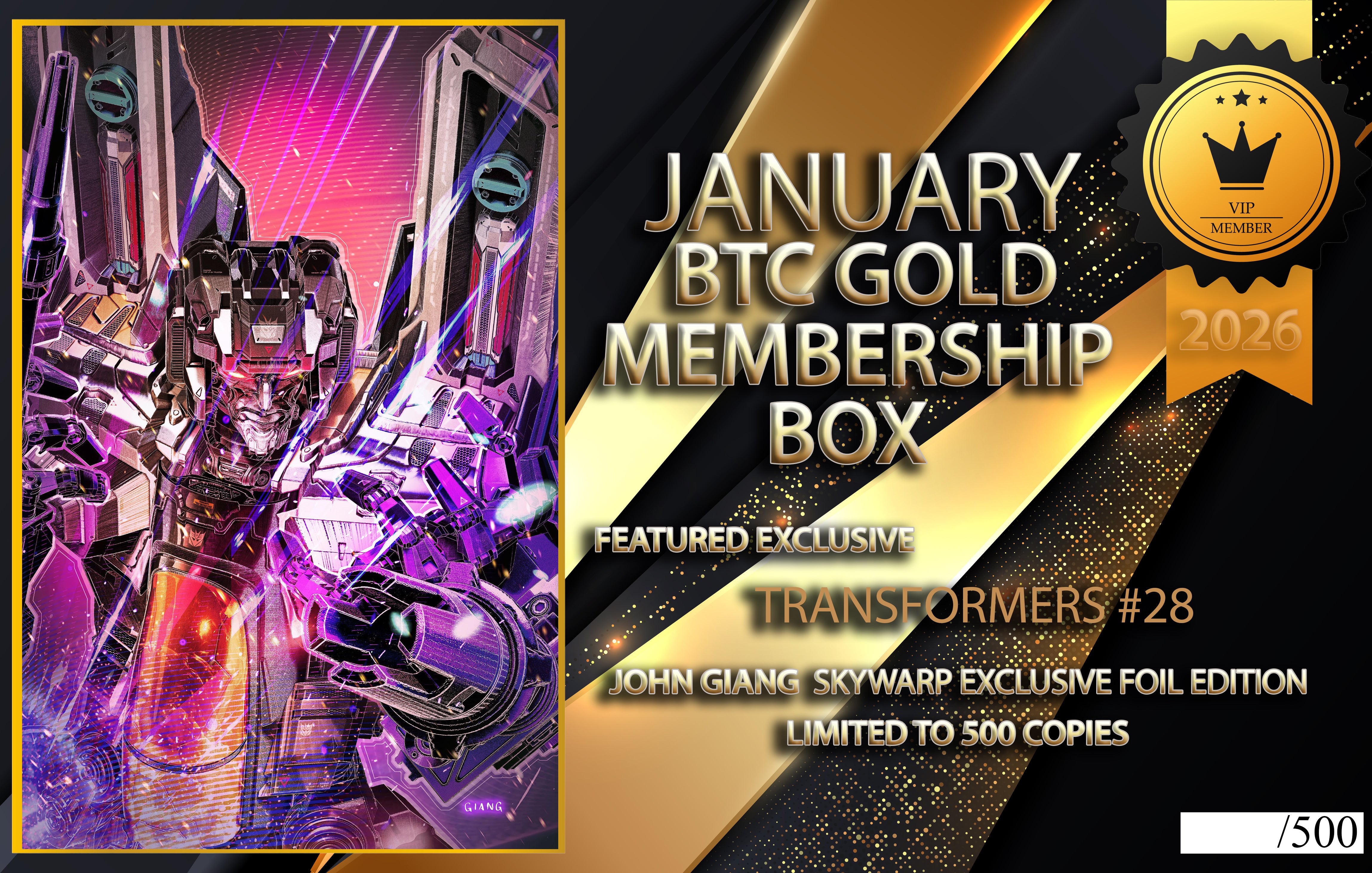 BTC GOLD MEMBERSHIP BOX