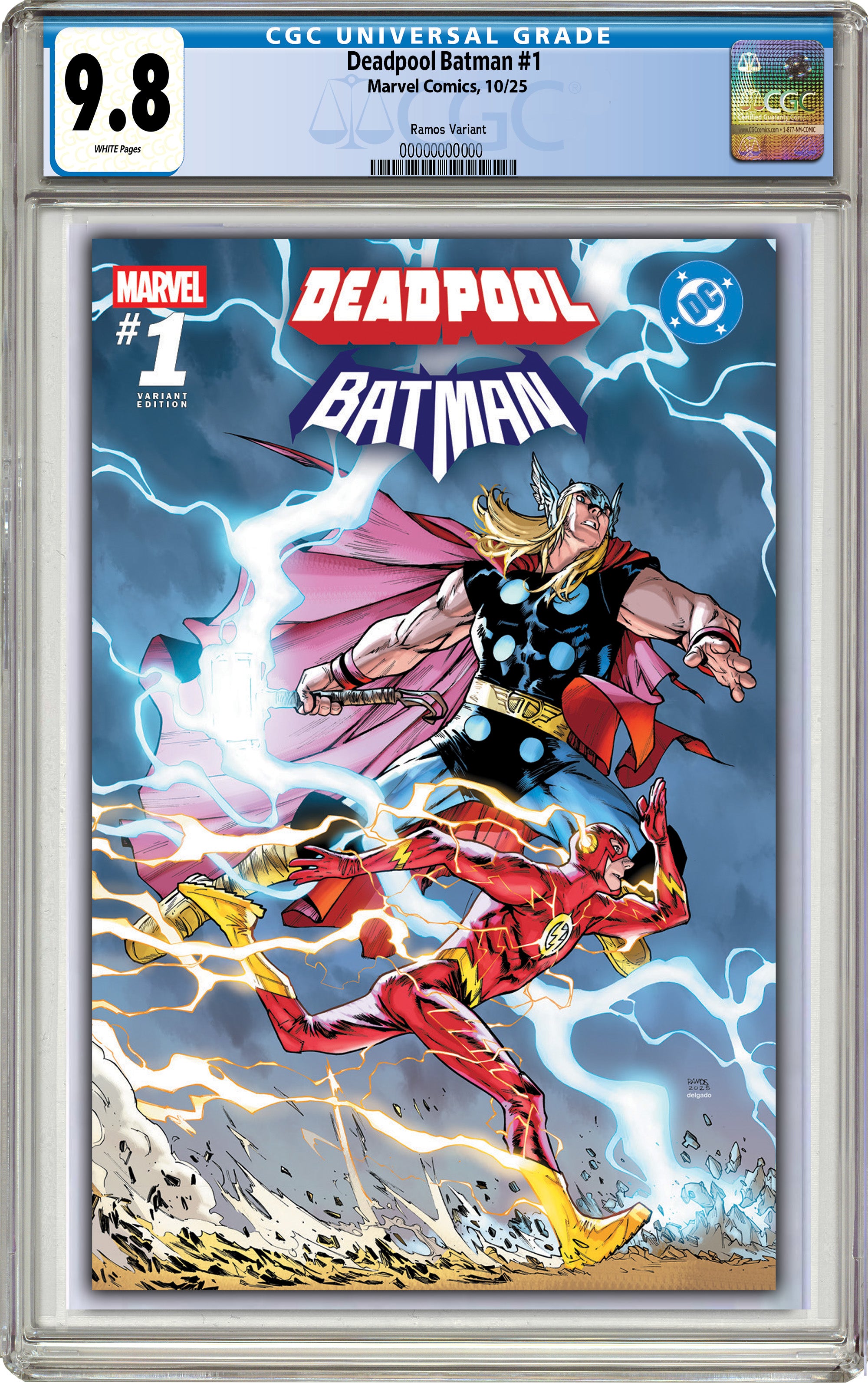 MARVEL/DC: DEADPOOL/BATMAN #1 HUMBERTO RAMOS NYCC EXCLUSIVE VARIANT COVER OPTIONS