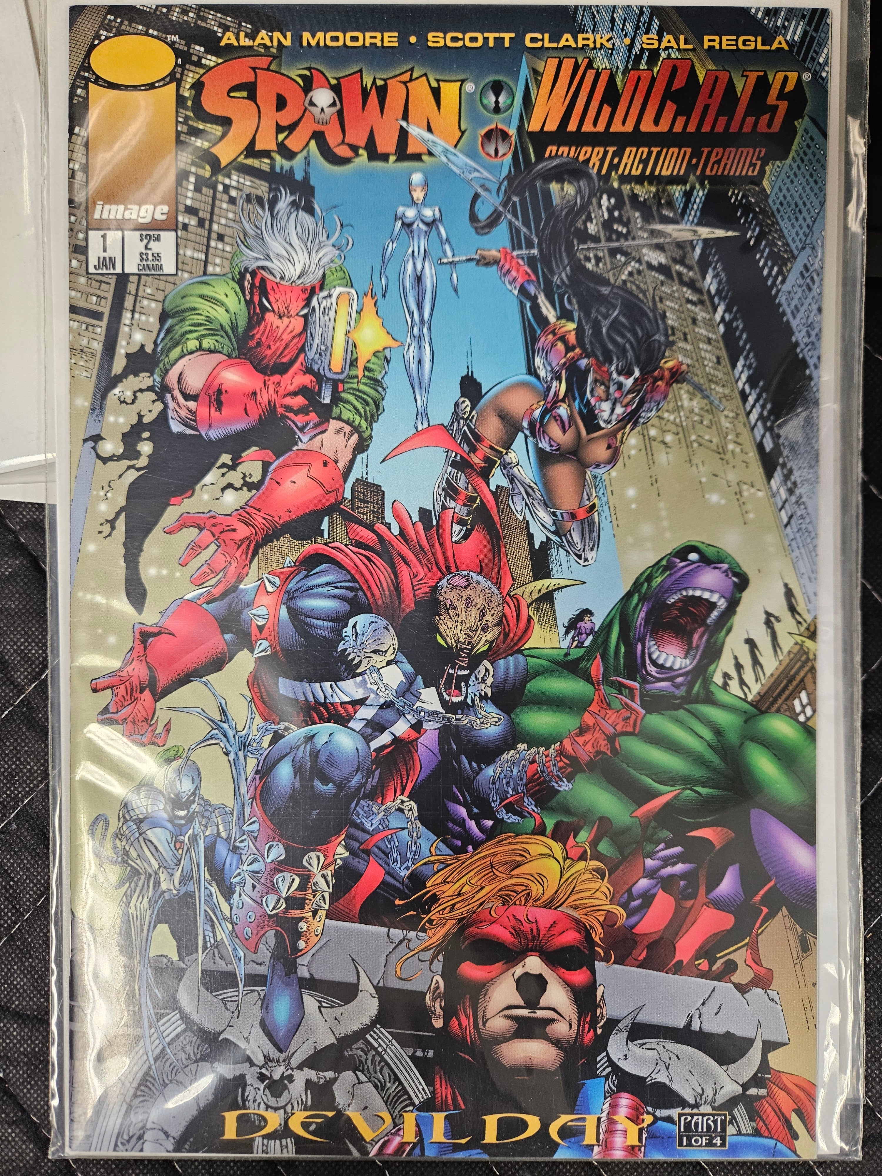 SPAWN WILDCATS #1 1996 IMAGE COMICS (CB133)