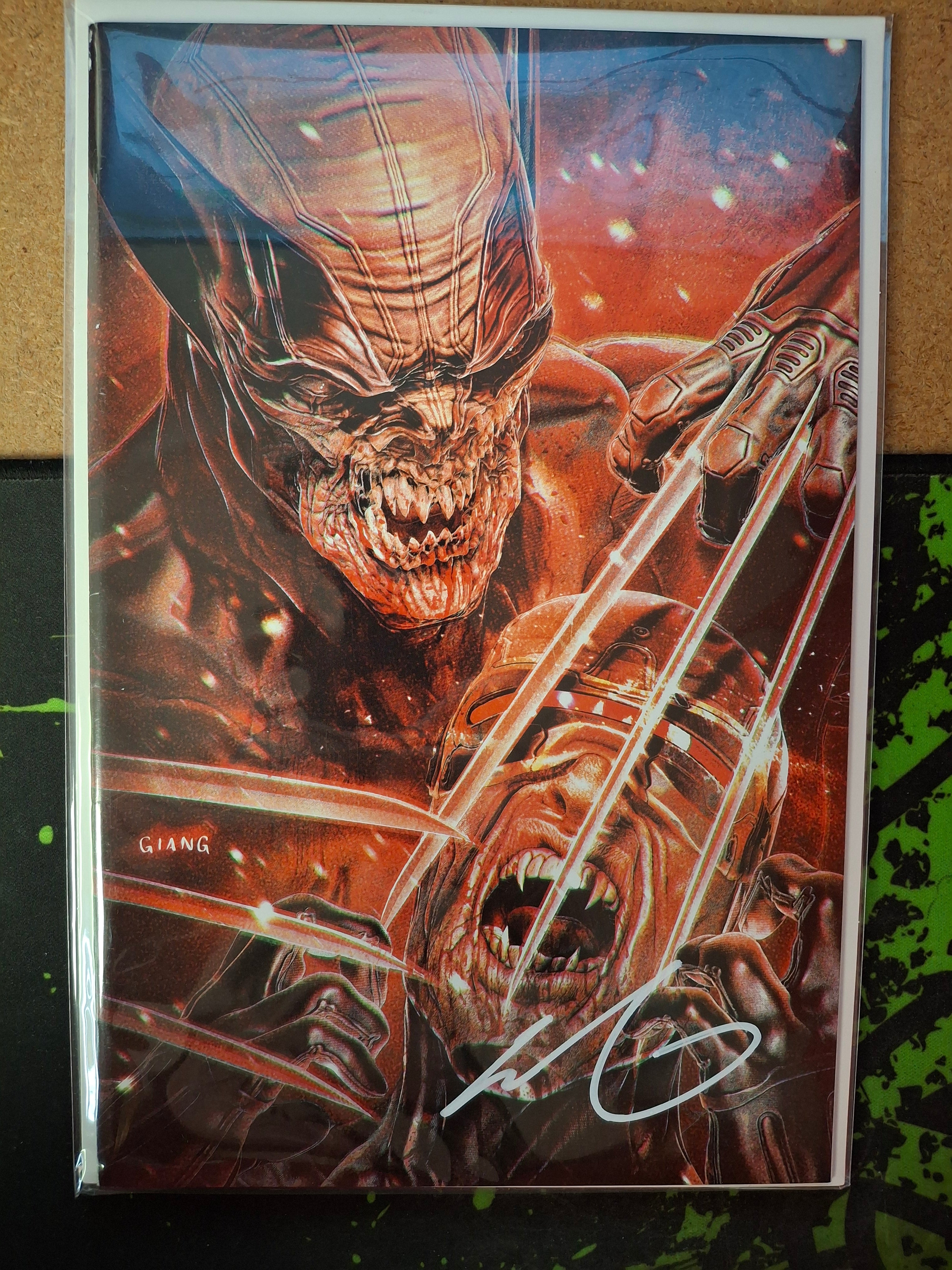 X-MEN UNFORGIVEN #1 JOHN GIANG VIRGIN VARIANT SIGNED BY JOHN GIANG W/COA (SS8)