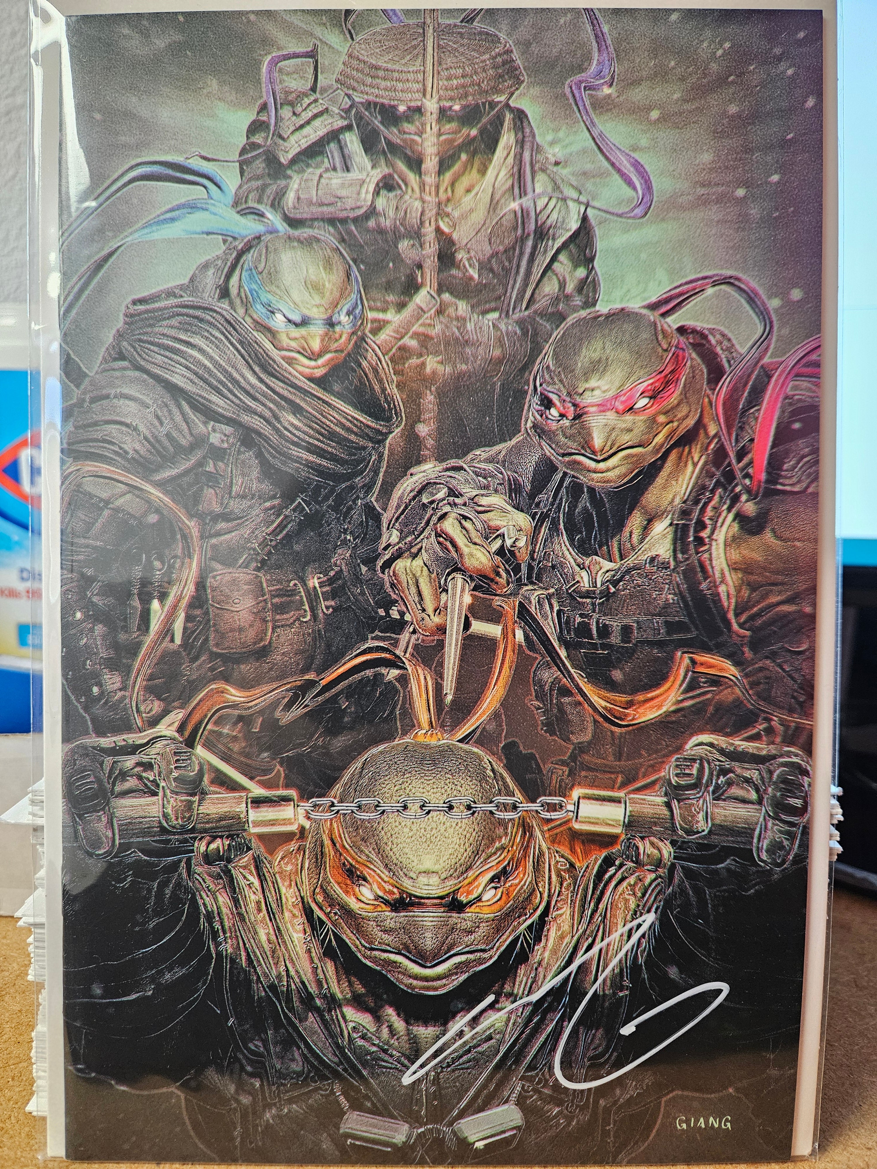 TEENAGE MUTANT NINJA TURTLES LAST RONIN LOST YEARS #3 JOHN GIANG SIGNED BY JOHN GIANG W/COA (SS7)