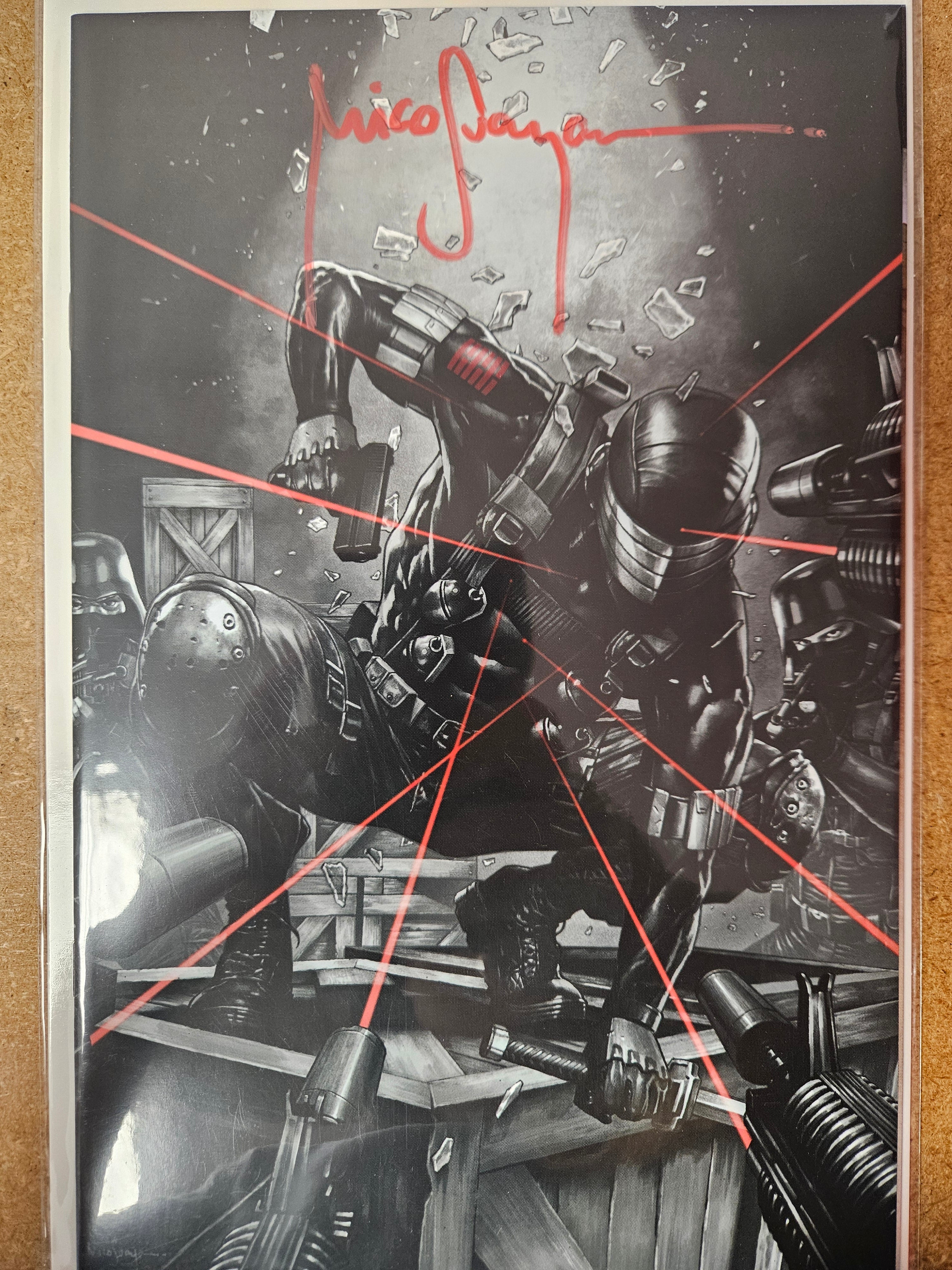 SNAKE EYES DEADGAME #1 CVR A HOMAGE SIGNED BY MICO SUAYAN WITH COA (SS2)