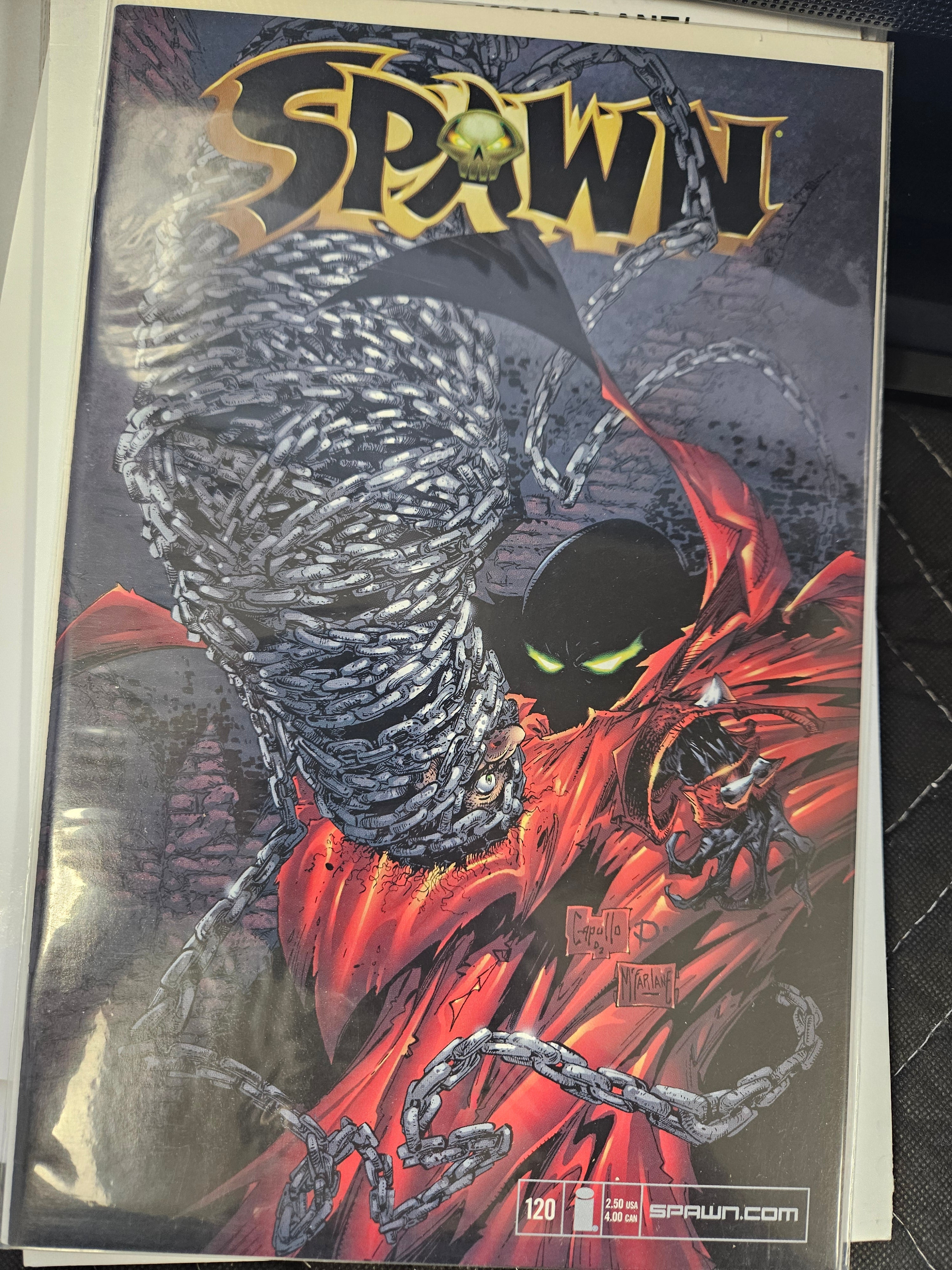 SPAWN #120 (2002) IMAGE COMICS TODD MCFRALANE/ GREG CAPULLO (CB132)