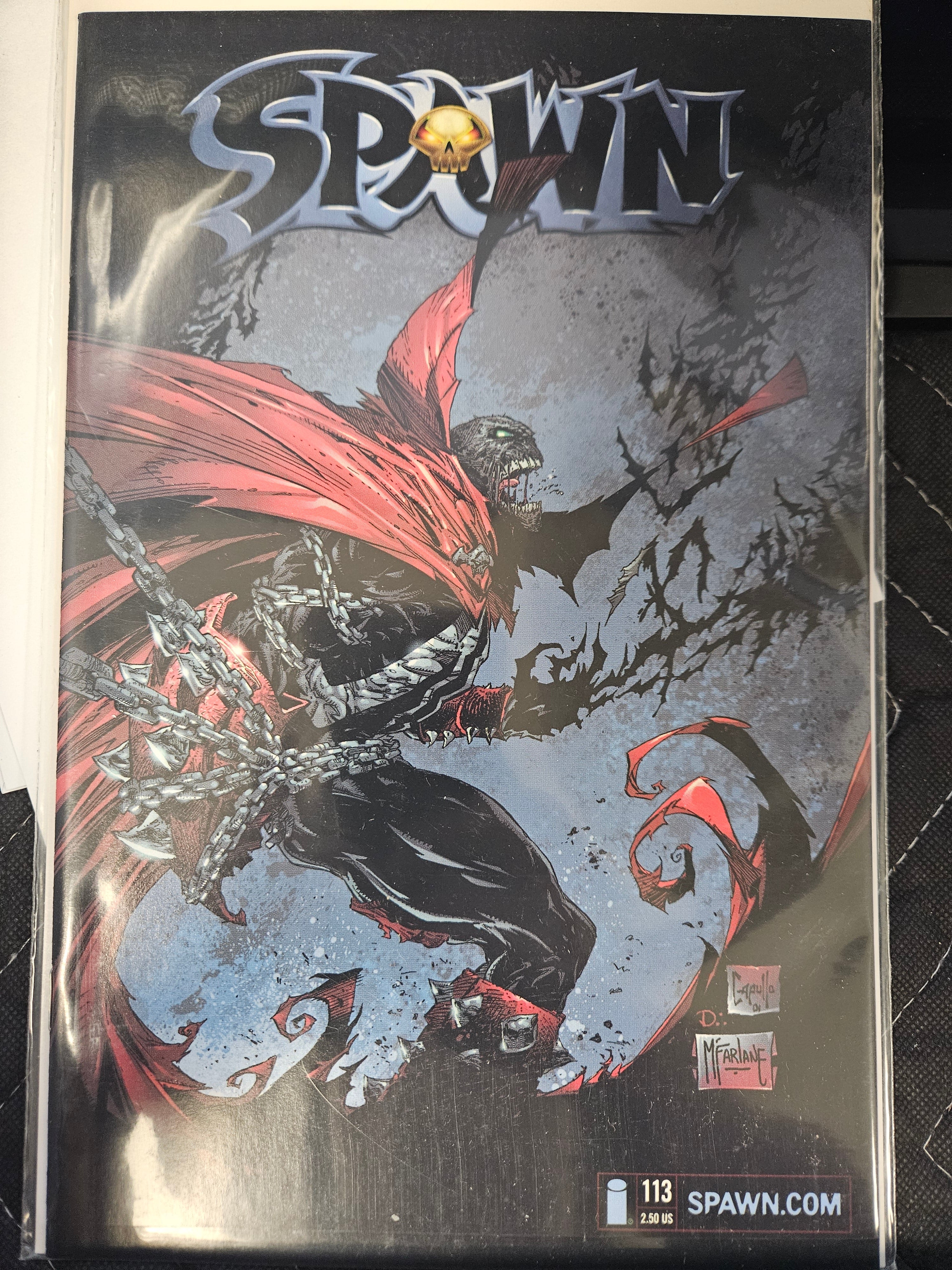 SPAWN #113 2001 IMAGE COMICS TODD MCFARLANE/GREG CAPULLO (CB132)