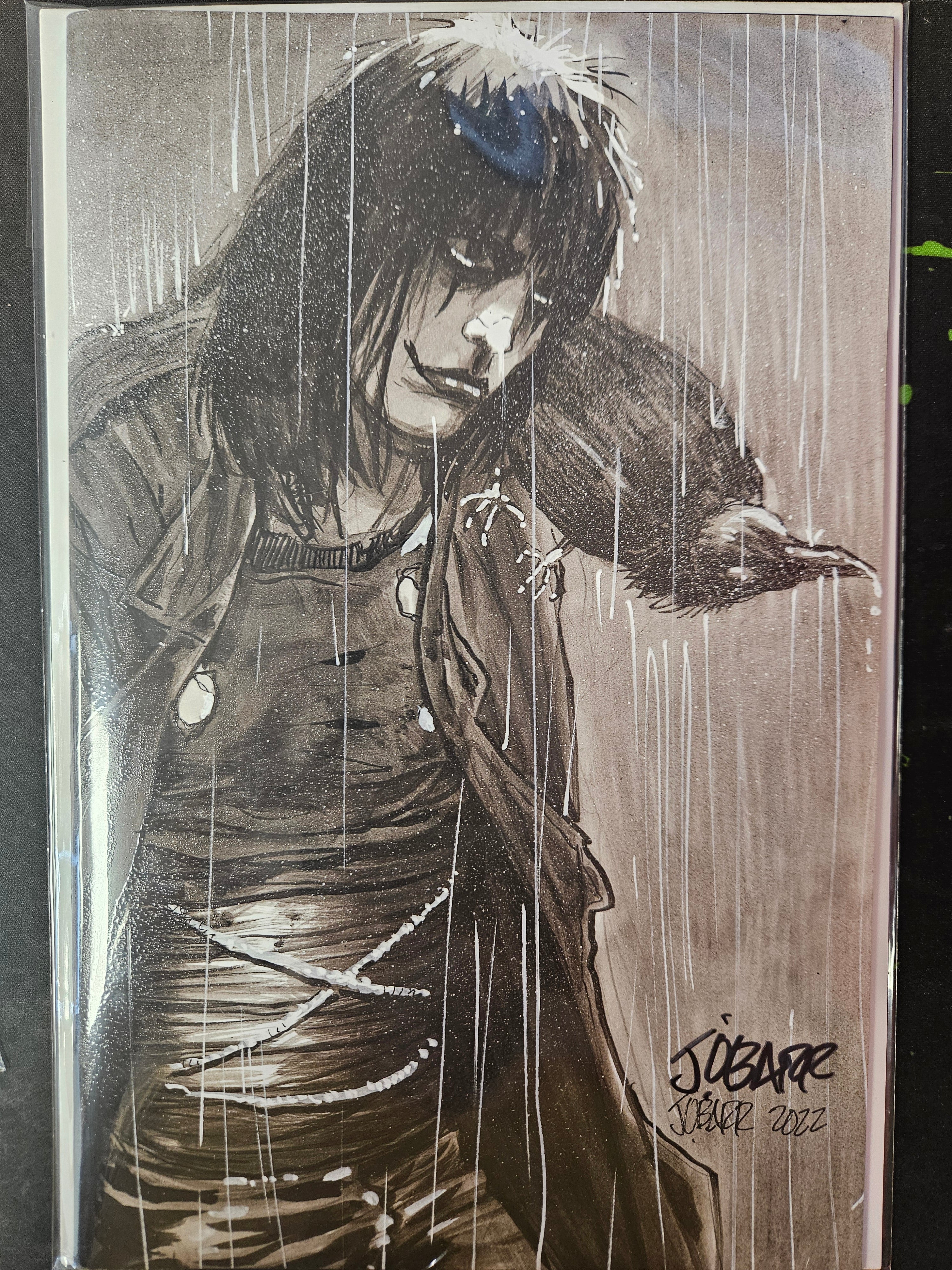 CROW DEADTIME #2 JAMES O'BARR EMBOSSED LIMITED TO 50 SIGNED BY JAMES O'BARR W/COA (SS13)