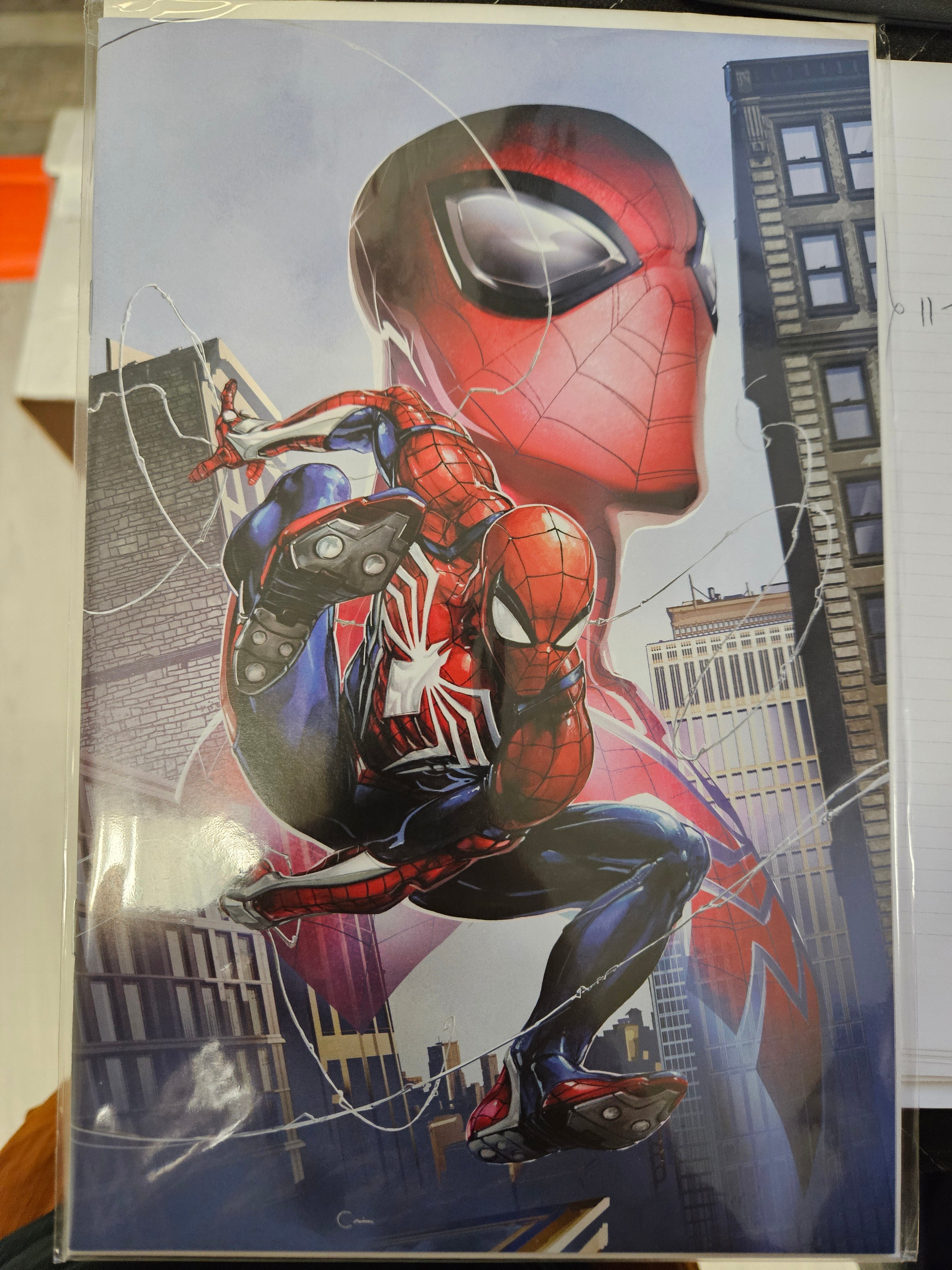 SPIDER GEDDON #0 CLAYTON CRAIN VIRGIN VARIANT 2018 MARVEL COMICS NYCC EXCLUSIVE (M210)