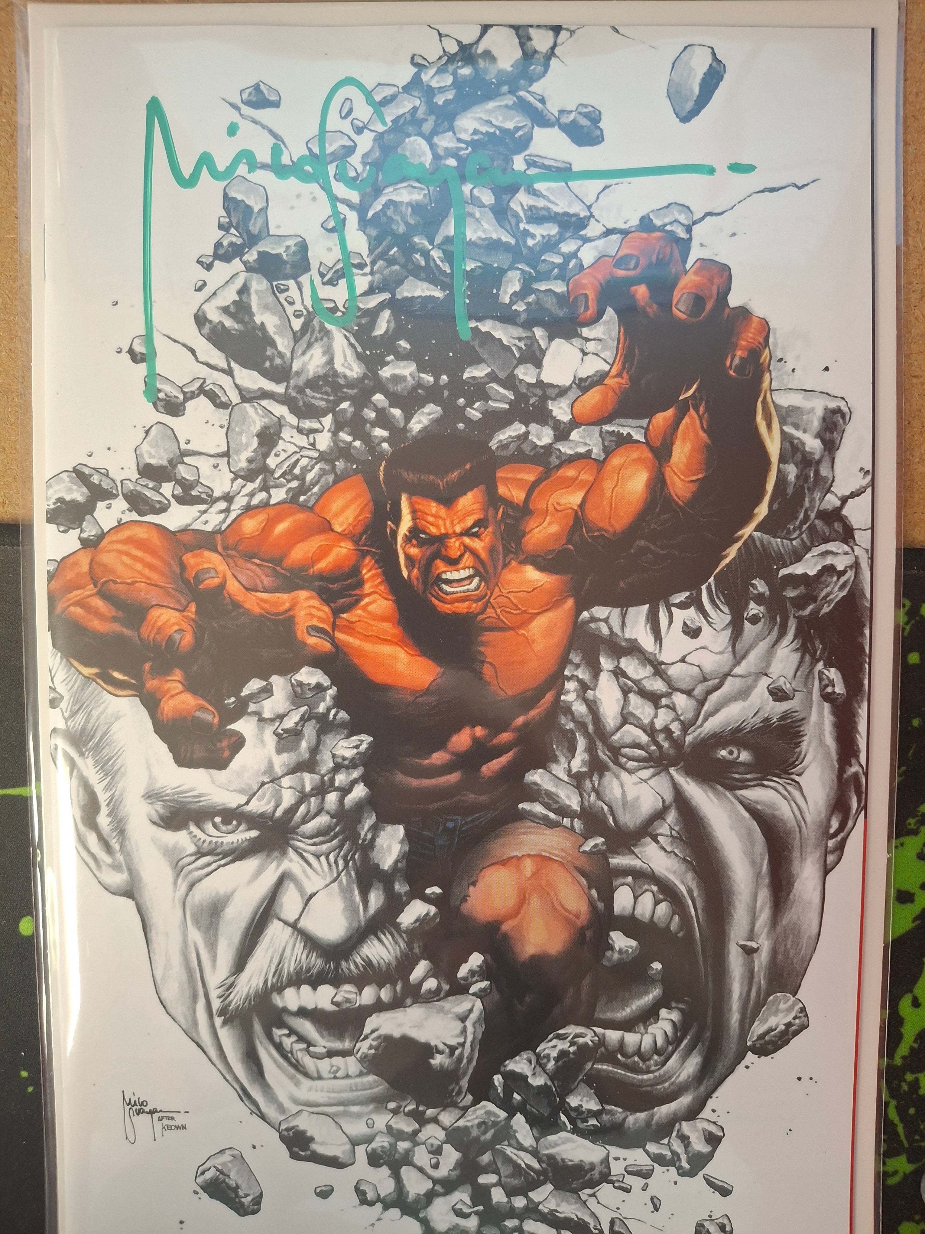 RED HULK #1 C2E2 SECRET DROP SIGNED BY MICO SUAYAN WITH COA (SS1)