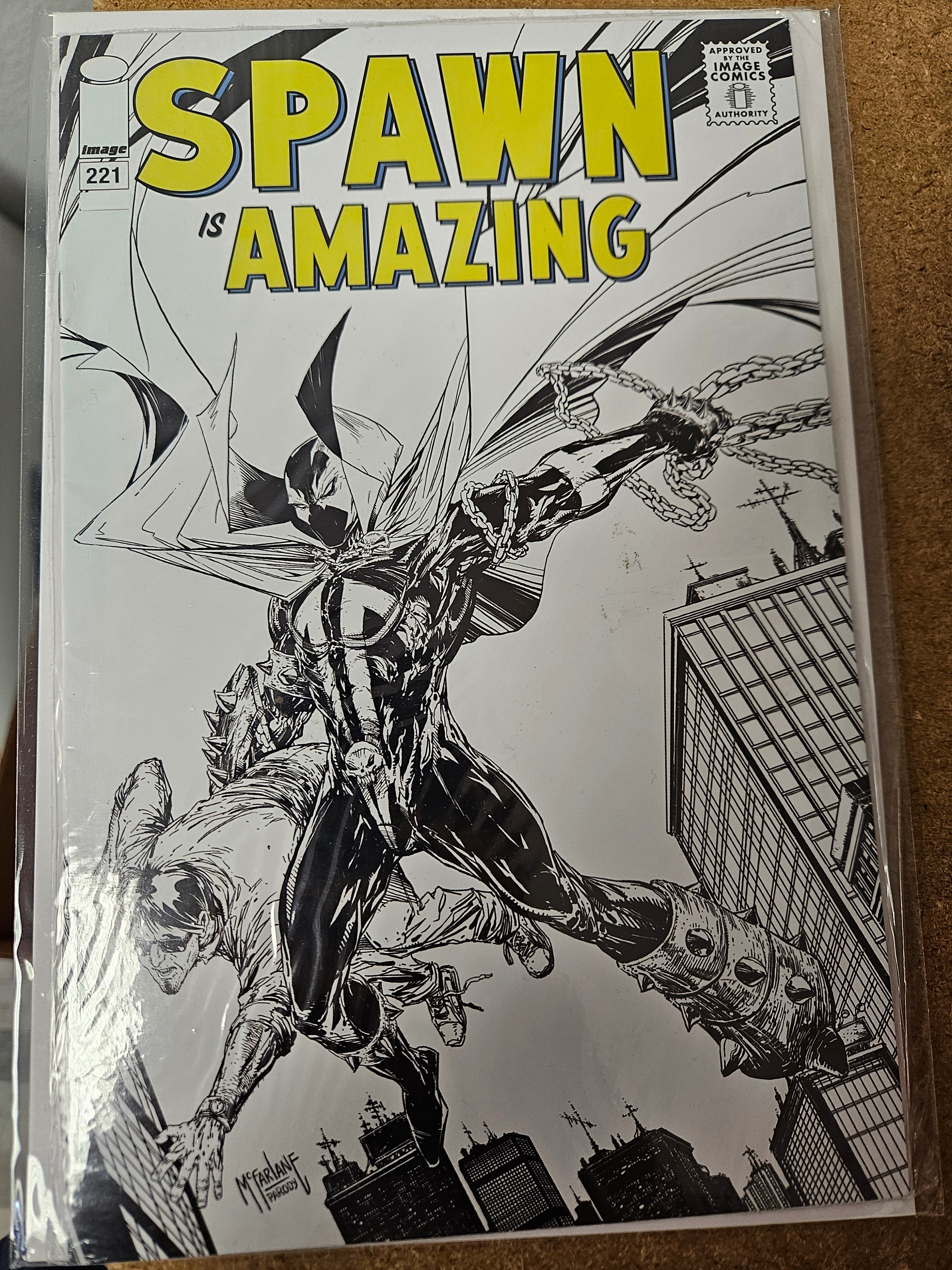 SPAWN IS AMAZING #221 SKETCH VARIANT (CB128)