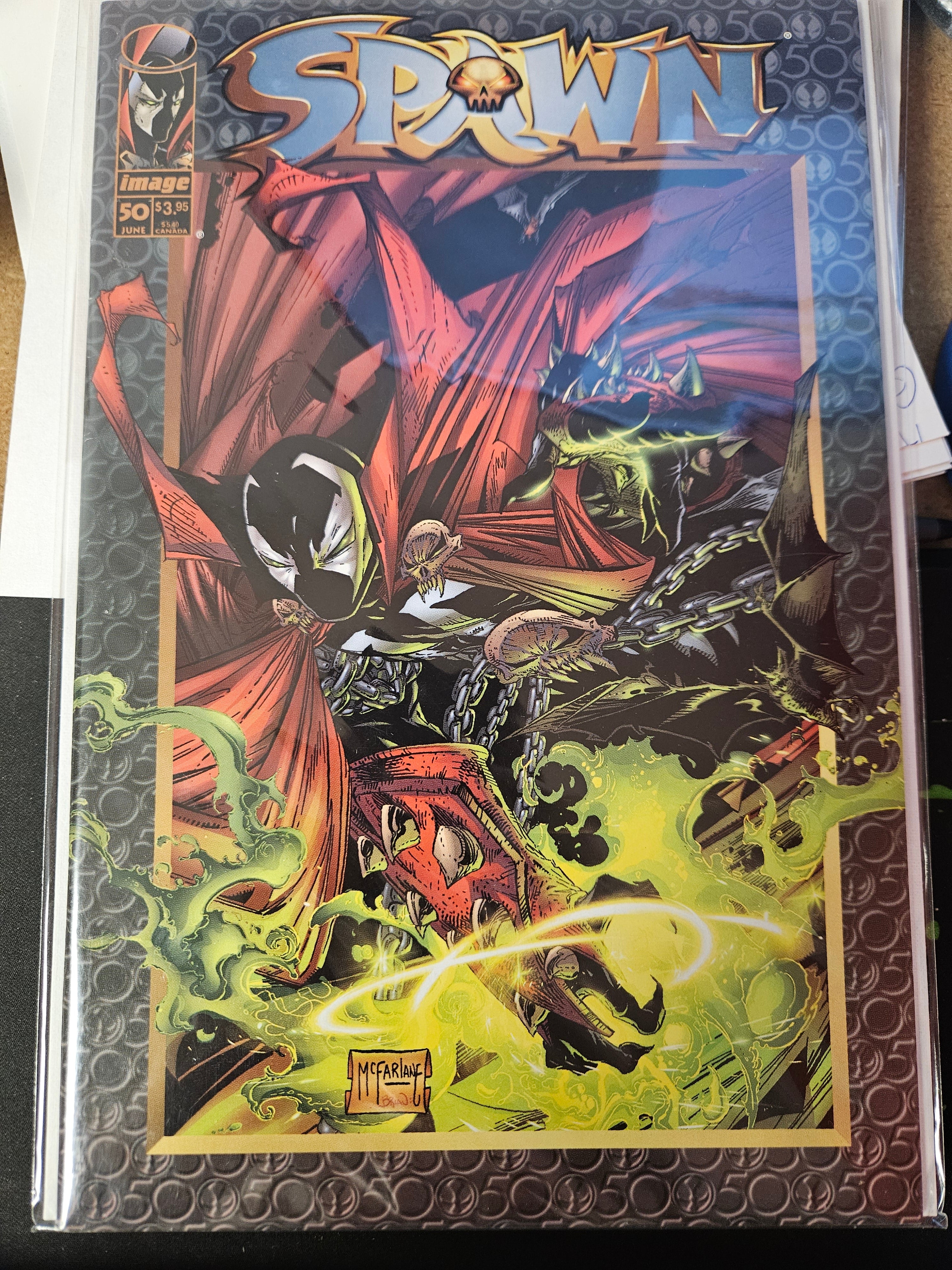 SPAWN #50 (1996) TODD MCFARLANE (CB132)